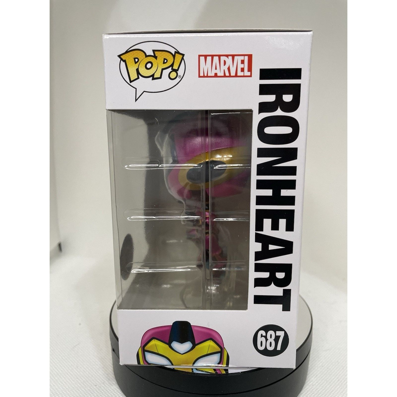 Marvel Comics Funko Pop! Vinyl: Marvel - Ironheart - PIAB Exclusive #687 Size ONE SIZE - 3 Thumbnail