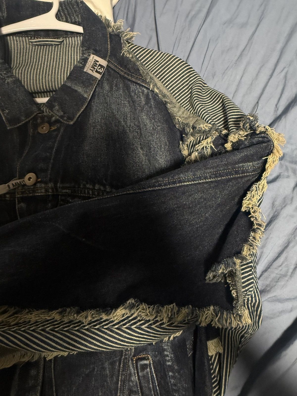 Maison MIHARA YASUHIRO Maison Mihara Yasuhiro Patchwork Denim Jacket Size US L / EU 52-54 / 3 - 5 Thumbnail