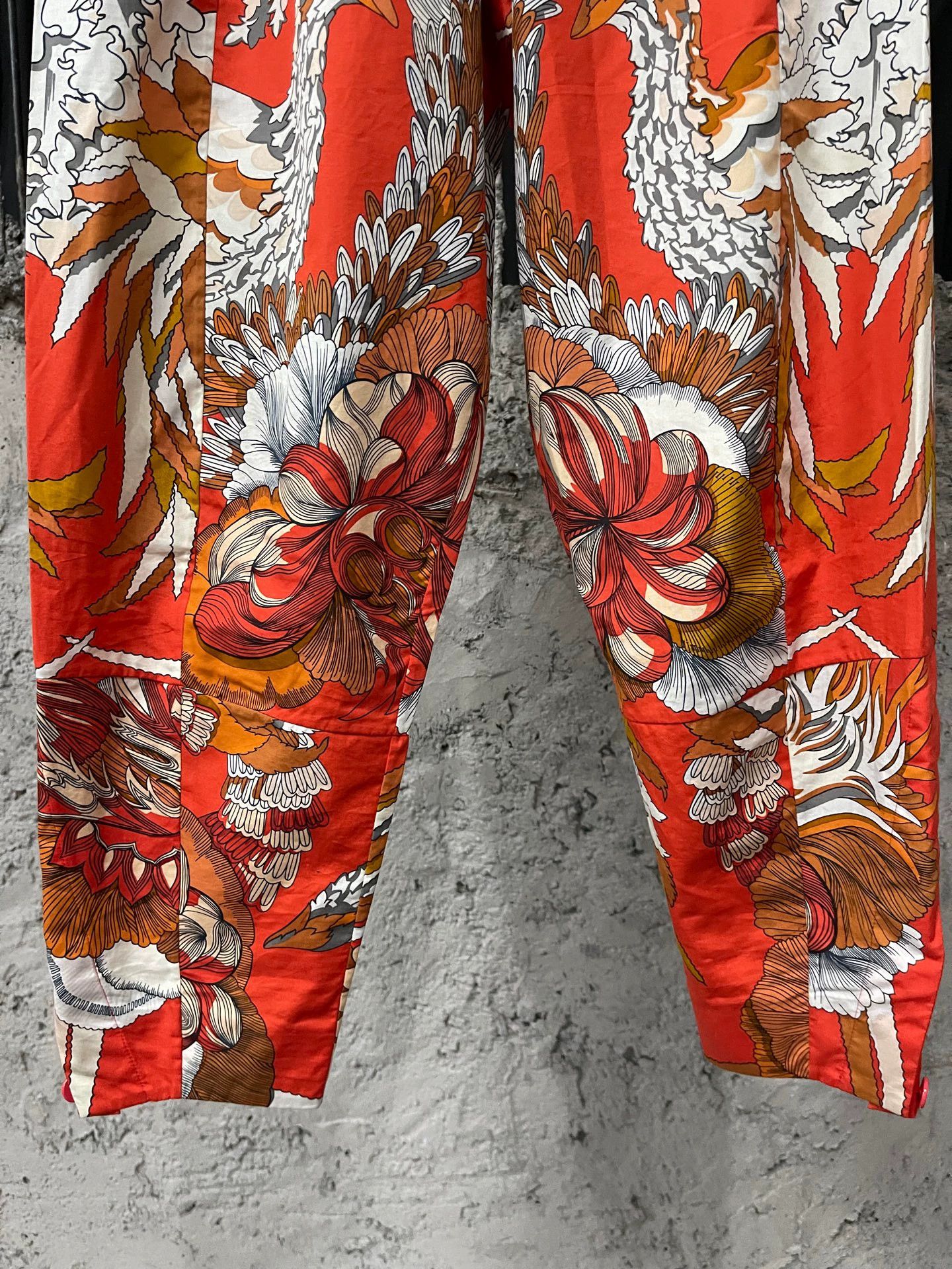 Hermes Hermes silk pants size 34 NWT Size 25" / US 0 / IT 36 - 4 Thumbnail