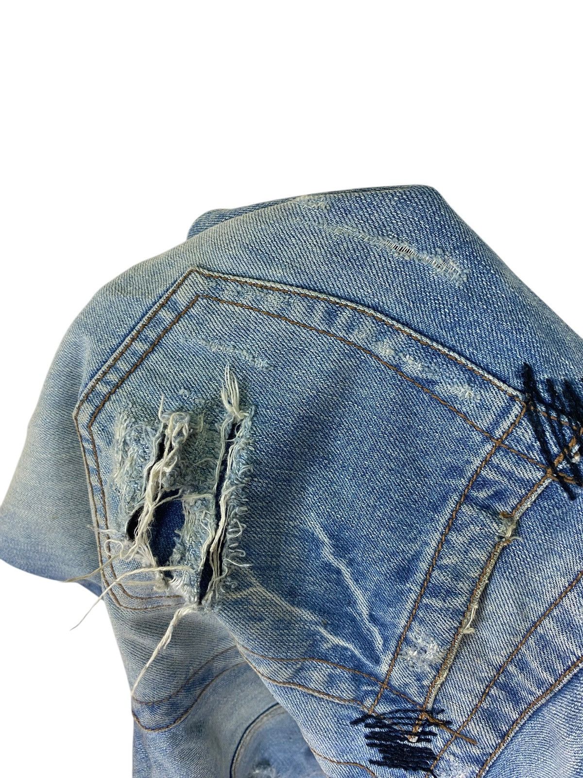 Japanese Brand Japanese Army of No Stud Hysteric Inspired Distressed Jeans Size US 32 / EU 48 - 11 Thumbnail