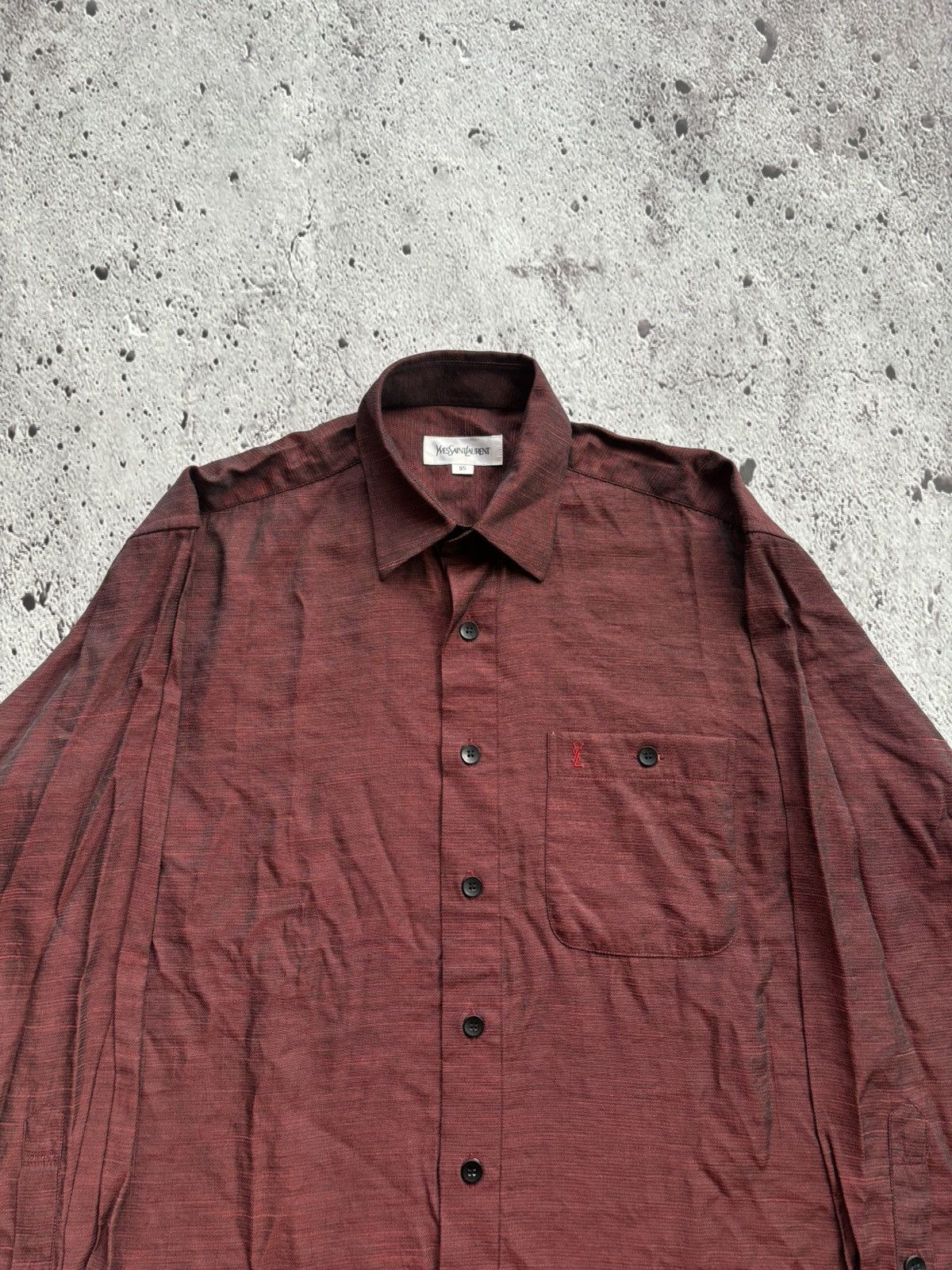 Yves Saint Laurent Yvessaintlaurent Pocket Shirt Size US XL / EU 56 / 4 - 2 Thumbnail