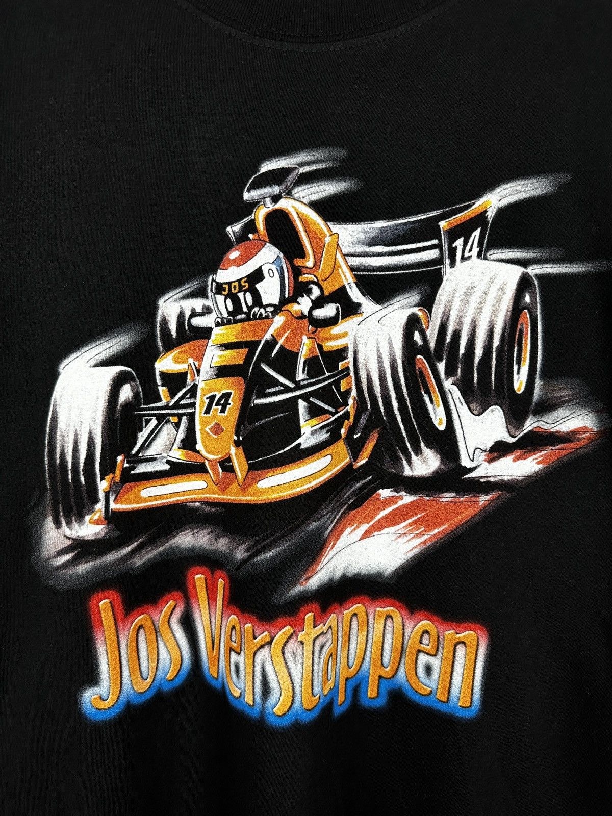 Formula 1 Vintage Formula One Racer Jos Verstappen Graphic T Shirt Tee Size US XL / EU 56 / 4 - 5 Thumbnail