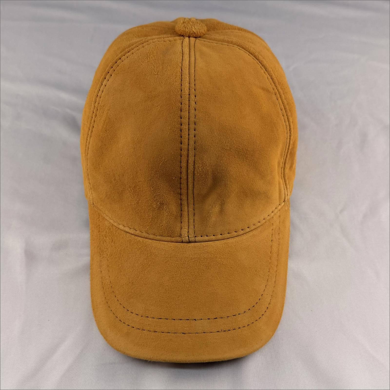Other Premium Suede Baseball Cap - Vibrant Orange - Brand New 060 Size ONE SIZE - 2 Thumbnail