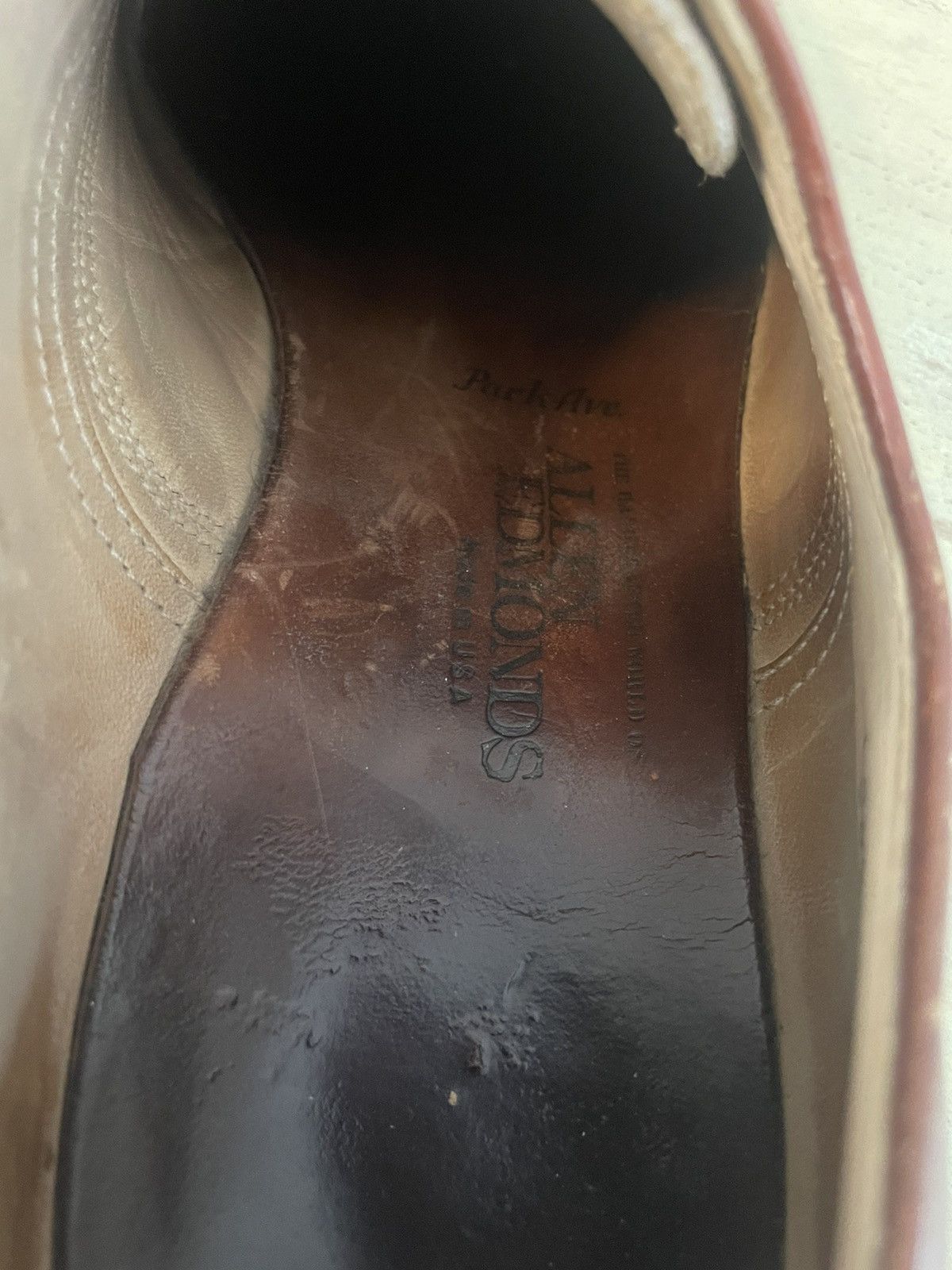 Allen Edmonds Park Avenue Cap Toe Oxford Size US 12 / EU 45 - 5 Thumbnail