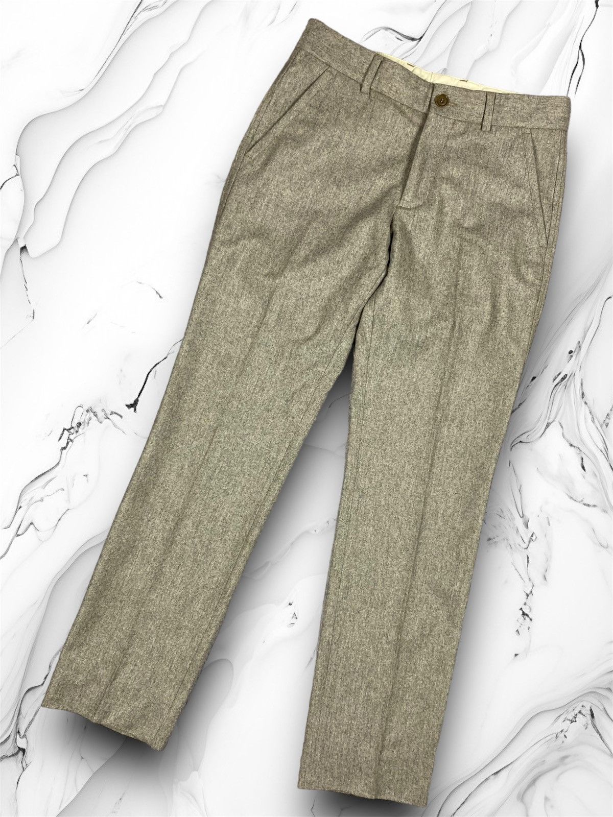Moncler × Vintage Vintage Moncler Luxury Designer Wool Chino Pants Size 26" / US 2 / IT 38 - 1 Thumbnail