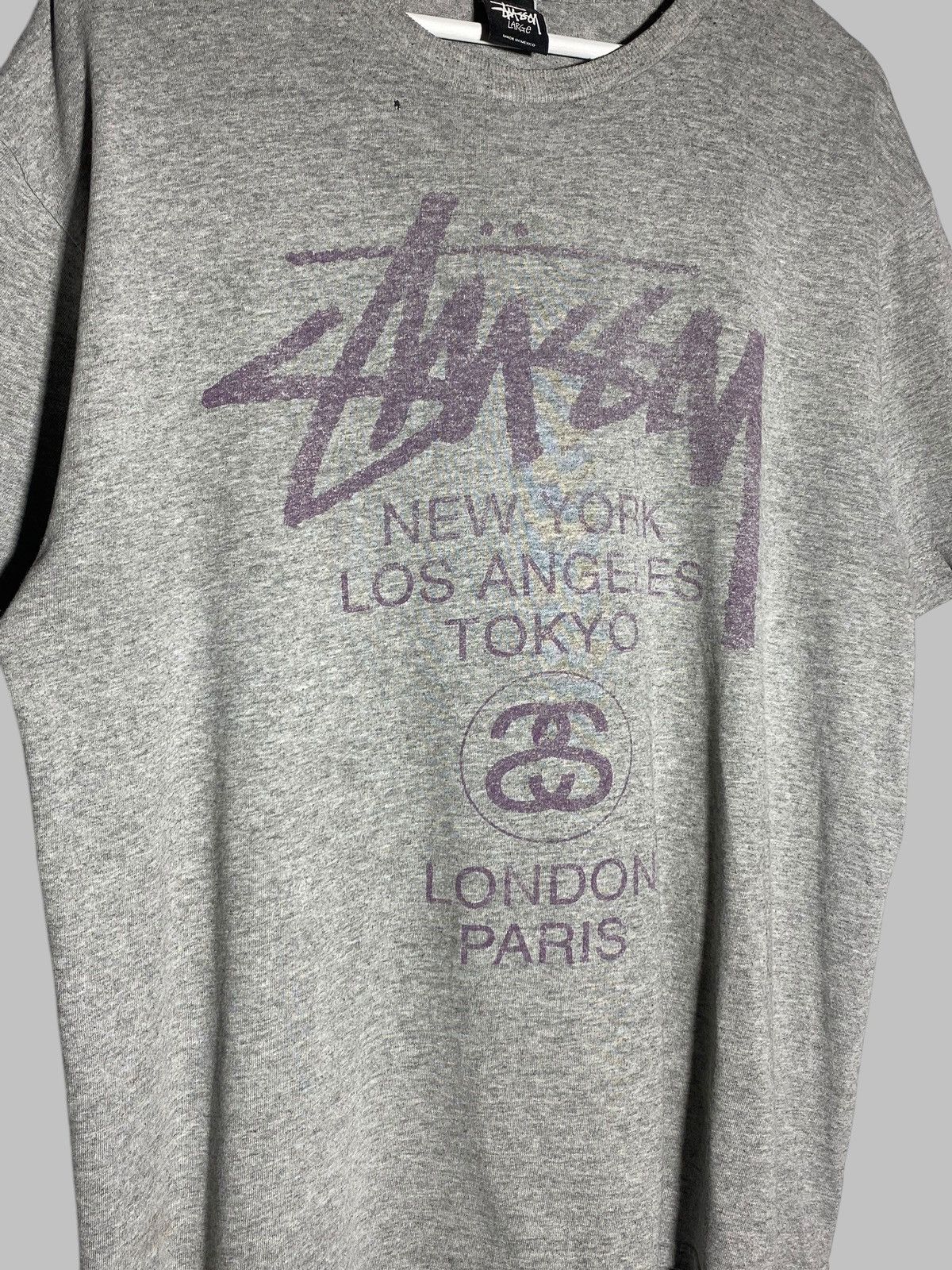 Stussy × Vintage 🔥 VINTAGE 00S STUSSY RARE DISTRESSED T-SHIRT 🔥 Size US L / EU 52-54 / 3 - 3 Thumbnail