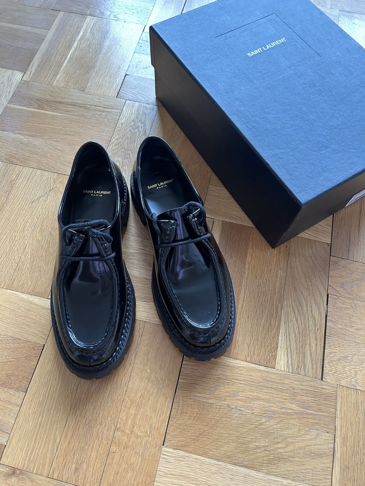 Saint Laurent Paris SAINT LAURENT Derby shoes Size US 8.5 / EU 41-42 - 1 Thumbnail