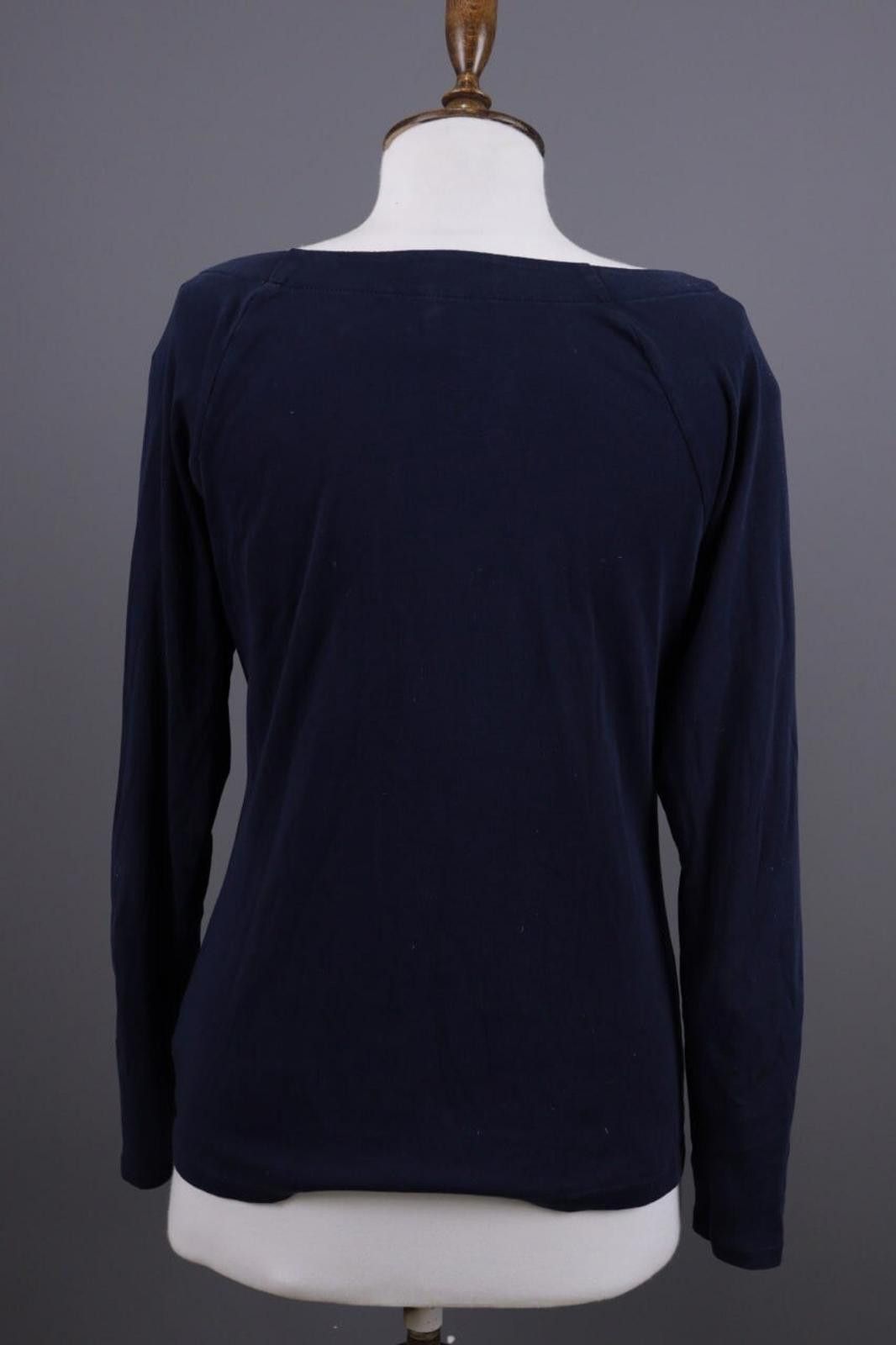 Polo Ralph Lauren Lauren Ralph Lauren Blue Scoop Neck Knit Sweater Size L Size US L / EU 52-54 / 3 - 7 Thumbnail