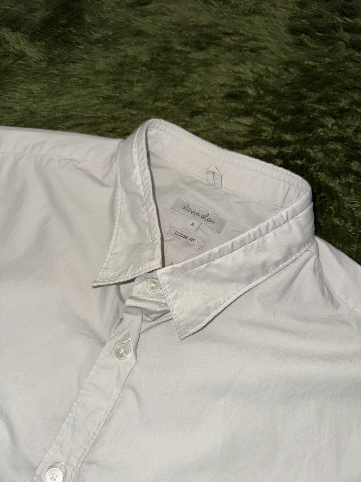 Steven Alan [XL] Steven Alan Reverse Seam Short Sleeve Shirt Grey Size US XL / EU 56 / 4 - 2 Thumbnail