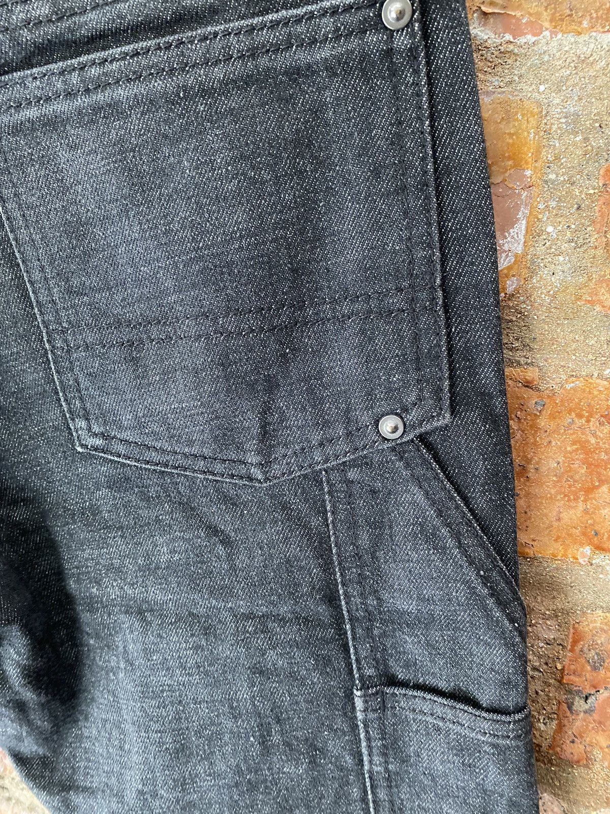 Isamu Katayama Backlash 2000s Tokyo Jeans Leather Double knee carpenter pants Size US 28 / EU 44 - 13 Thumbnail