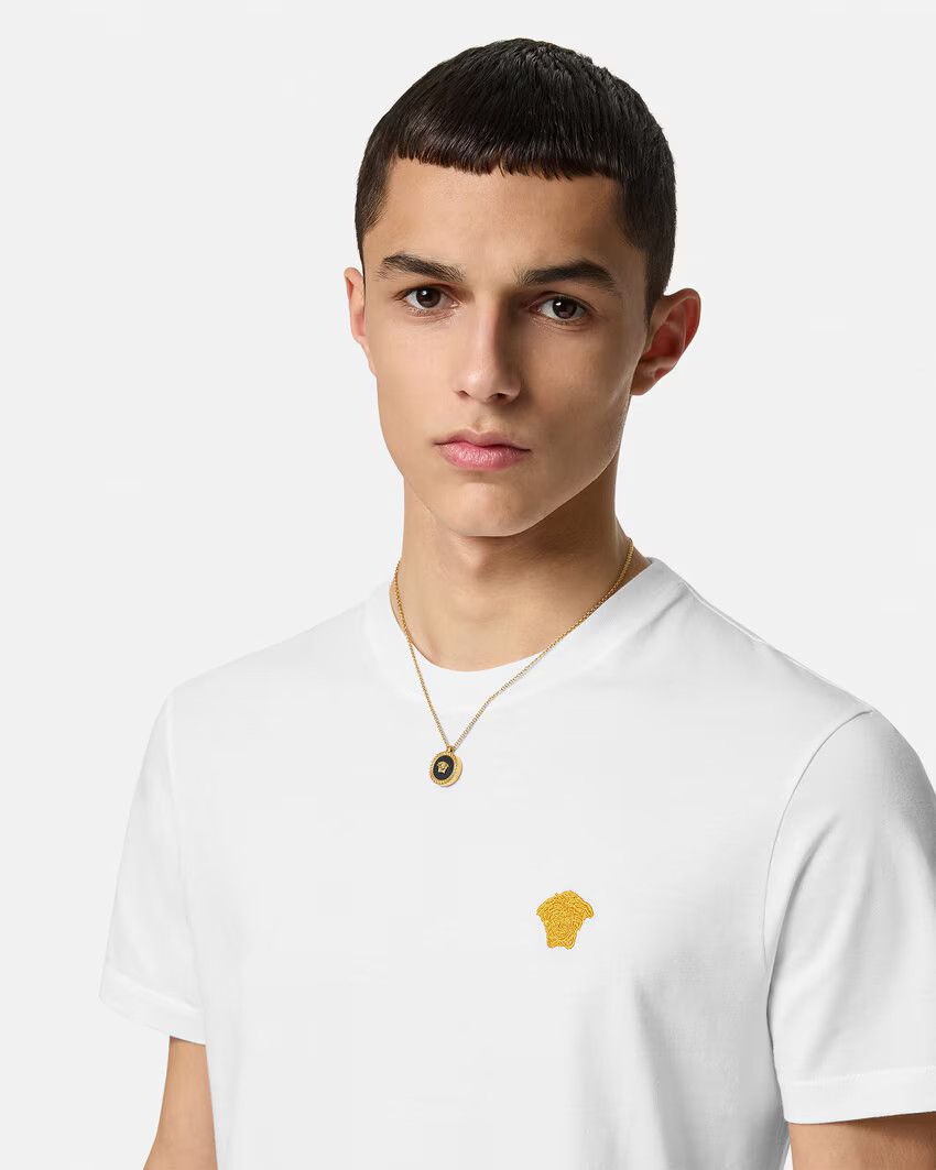 Versace o1s22i1n0125 Crewneck T-Shirt in White Size US XL / EU 56 / 4 - 3 Thumbnail