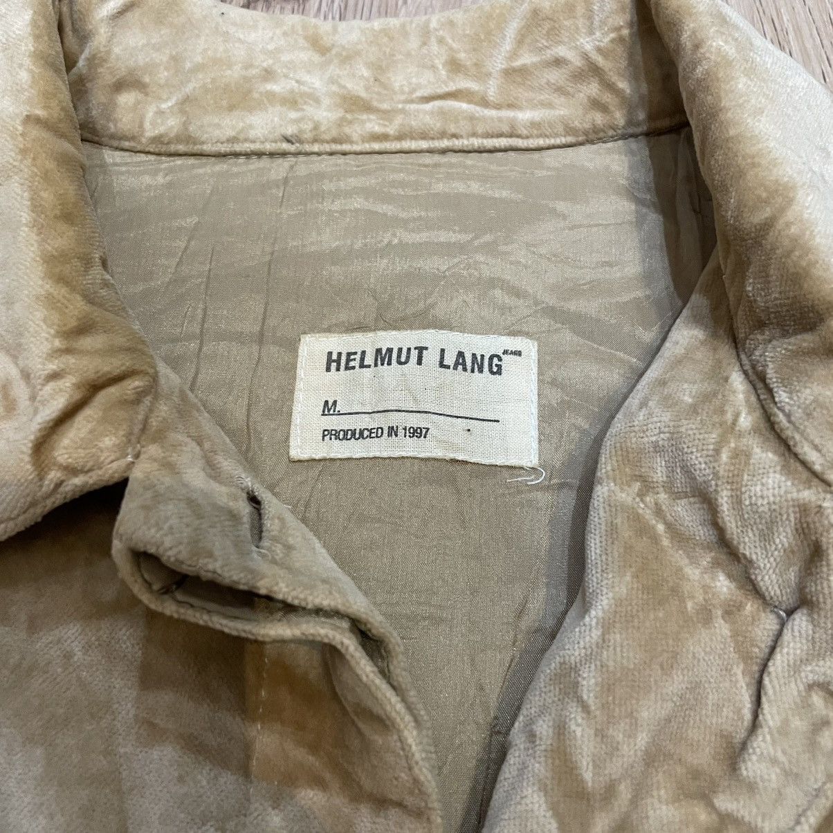Helmut Lang 90s Helmut Lang Velvet Trench Coat Cotton Size US XS / EU 42 / 0 - 4 Thumbnail