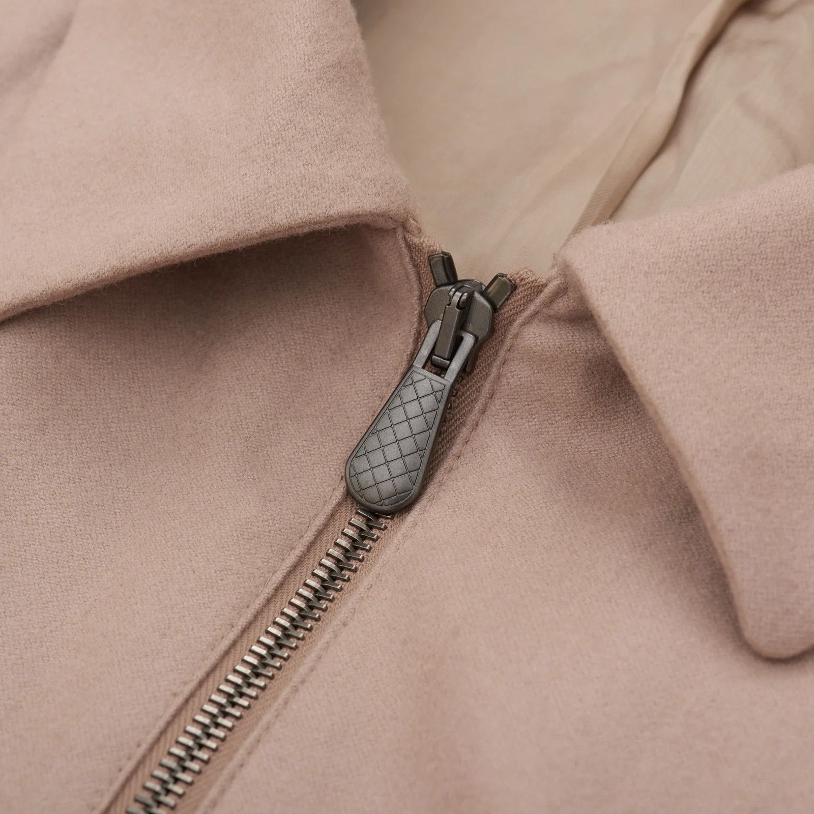 Bottega Veneta BOTTEGA VENETA Tan Cashmere Flight Bomber Jacket Size US M / EU 48-50 / 2 - 4 Thumbnail
