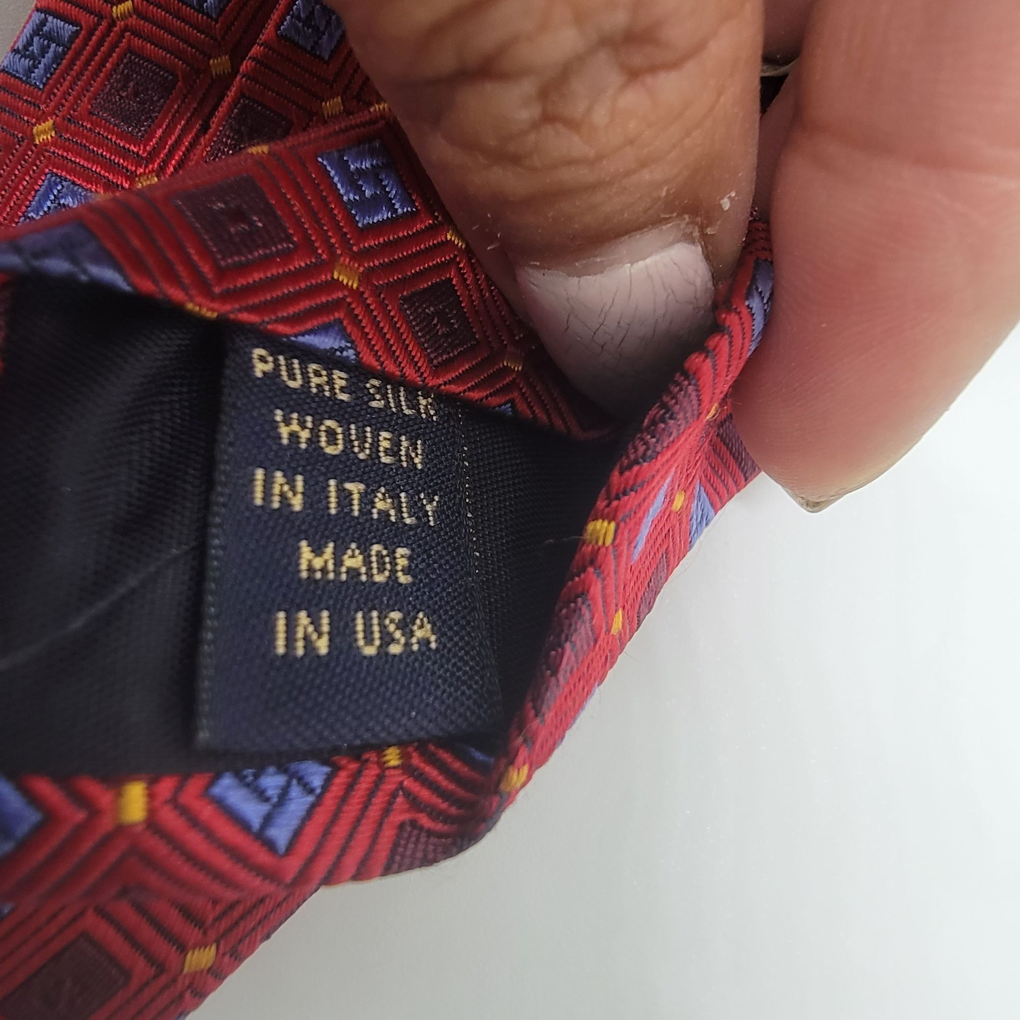 Brooks Brothers ⭐Brooks Brothers Vintage Men's 346 Stain Resistant Silk Tie Size ONE SIZE - 3 Thumbnail
