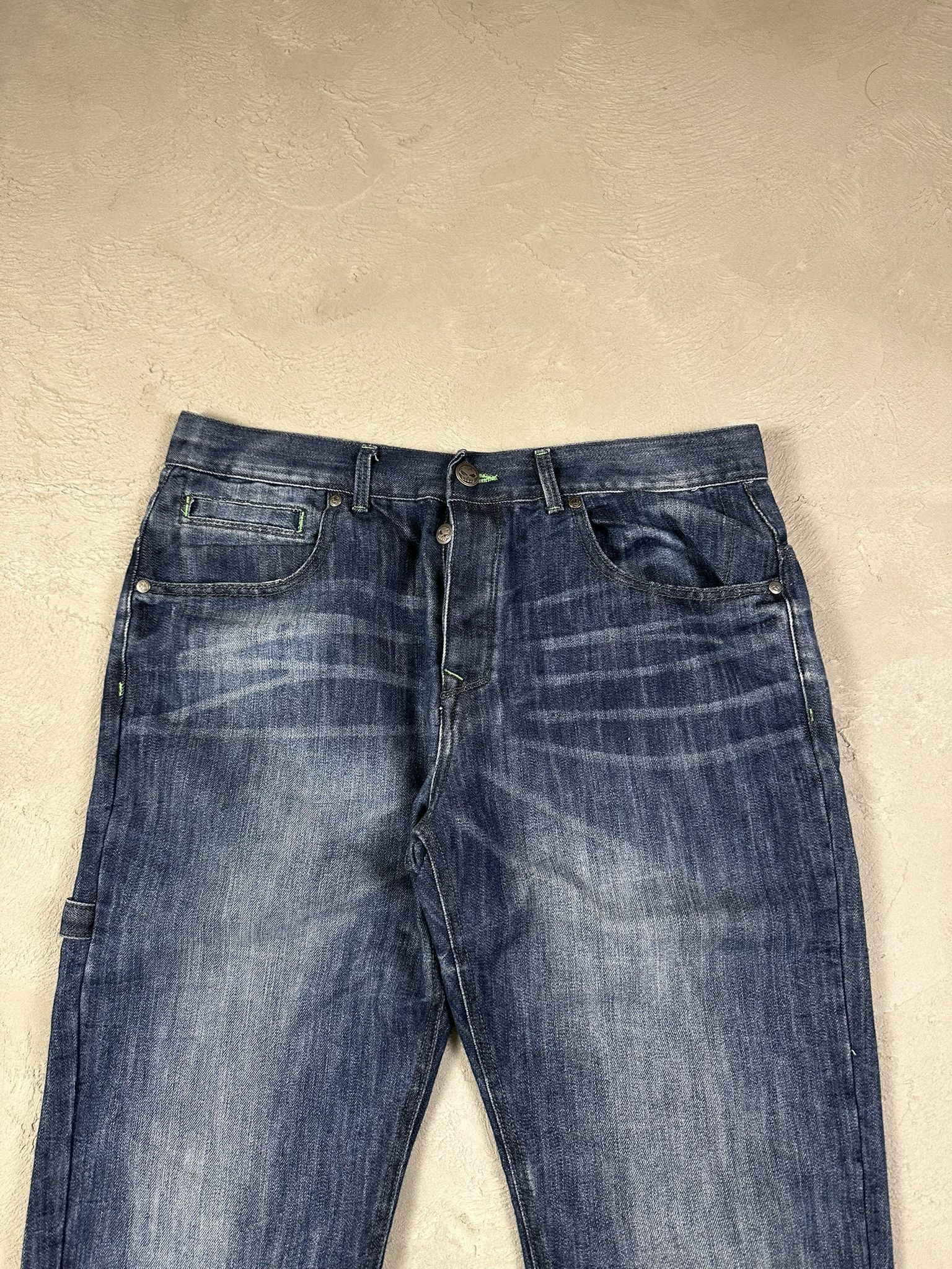 No Fear Vintage Y2k No Fear 3/4 Oversized Jeans Shorts Jorts Size US 36 / EU 52 - 3 Thumbnail