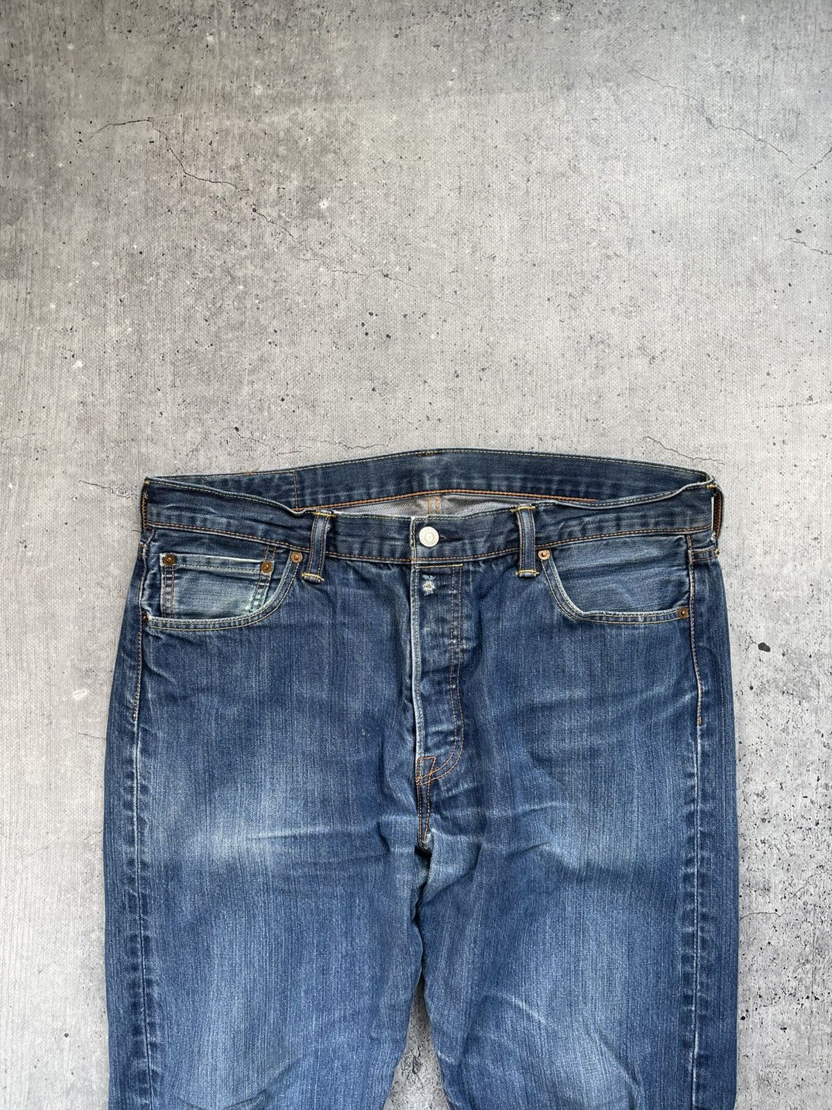 Jean × Levi's × Vintage Jeans LEVIS 501 Vintage Wash Blue Denim 90s Size US 36 / EU 52 - 8 Thumbnail