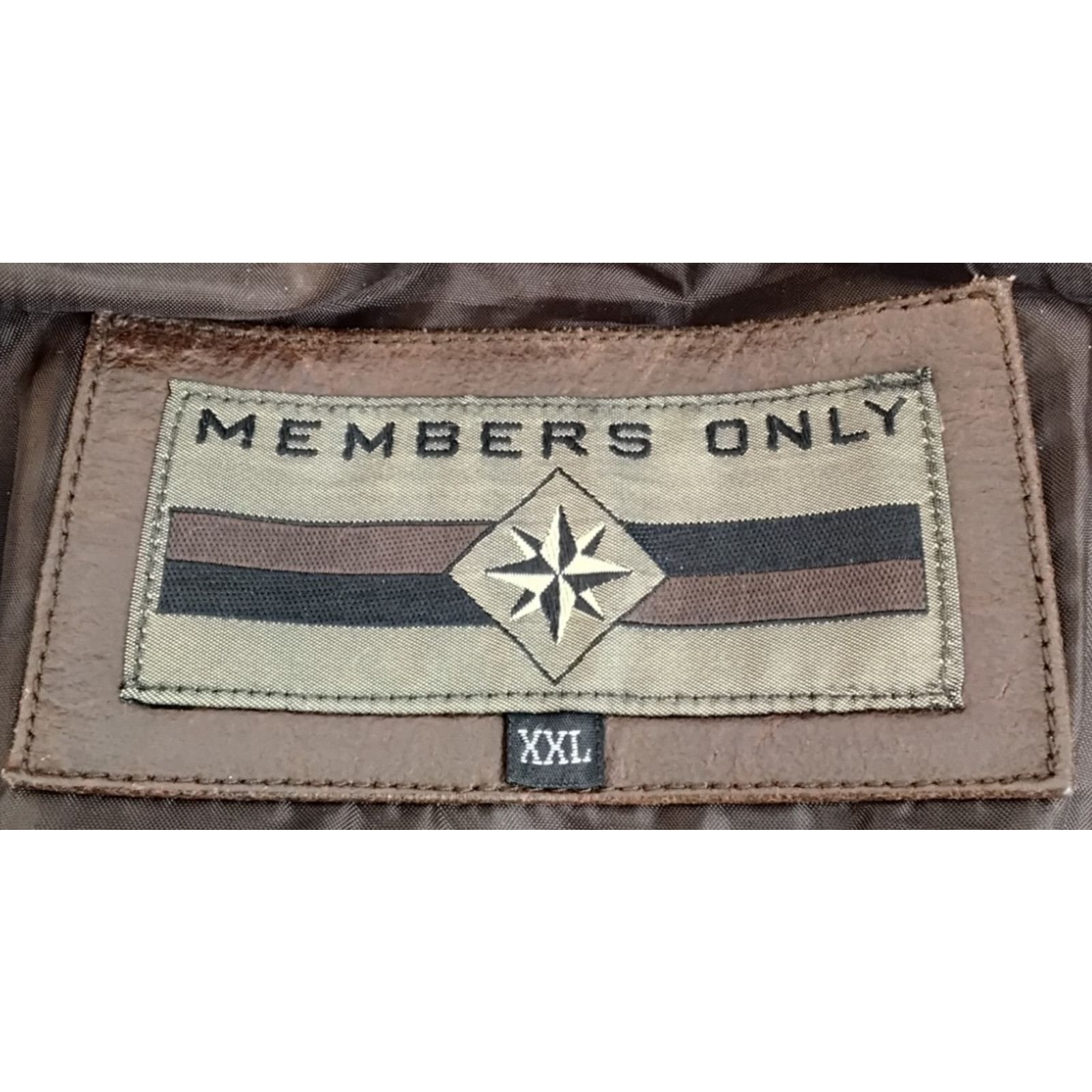 Members Only Members Only Leather Jacket Men's 2XL Brown Flight Size US XXL / EU 58 / 5 - 14 Thumbnail
