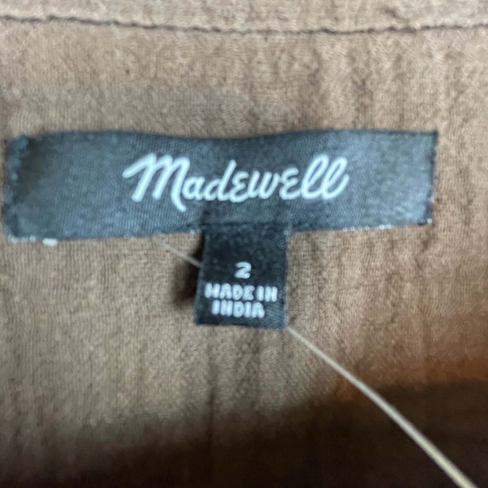Madewell Madewell Jumpsuit Womens 2 Brown Cinch Waist Dolman Jogger Size 26" / US 2 / IT 38 - 10 Thumbnail