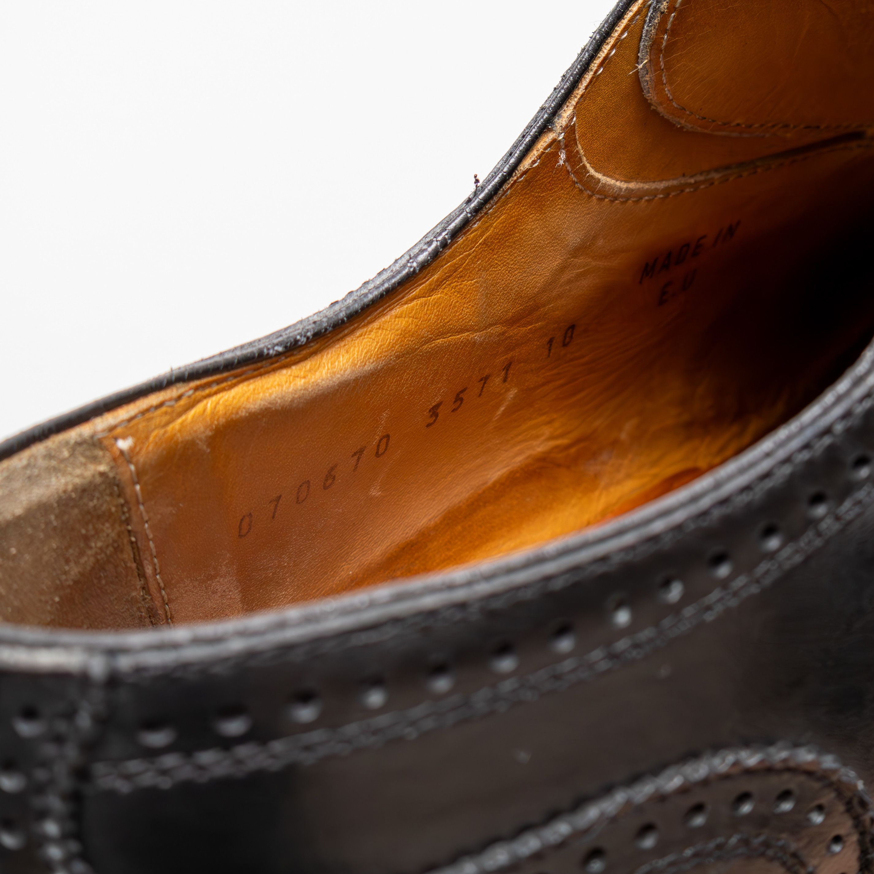 Berwick 1707 Men’s Berwick 1707 Black Leather Brogue Oxford Shoes sz 11 Size US 11 / EU 44 - 12 Thumbnail