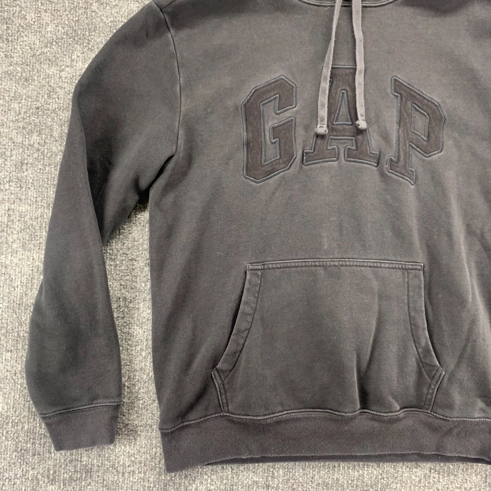 Gap Gap Hoodie Mens Medium M Black Pullover Pocket Active Cotton Polyester Casual Size US M / EU 48-50 / 2 - 6 Thumbnail