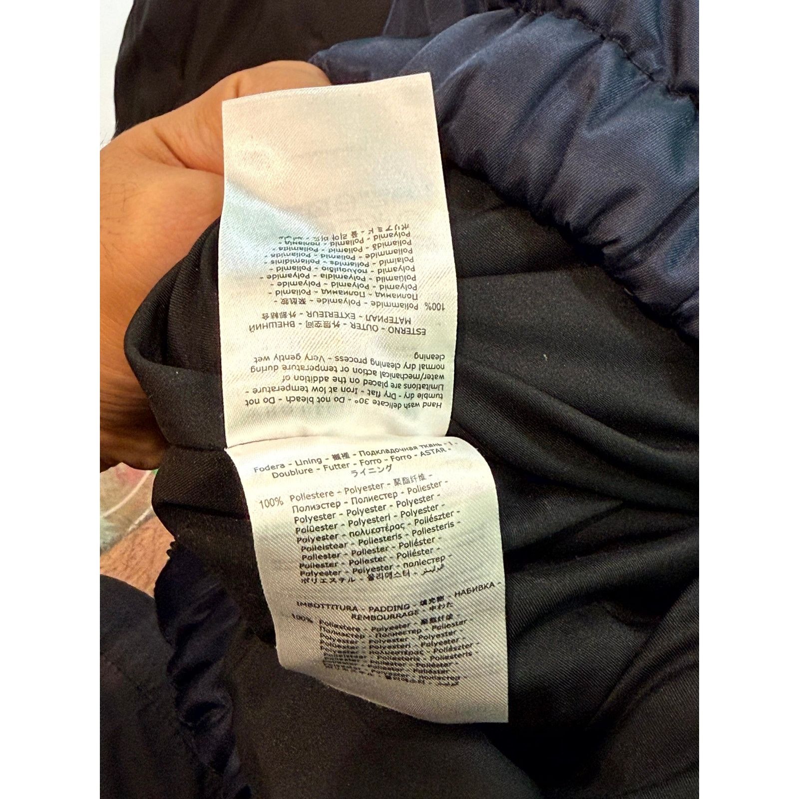 Who Decides War WDW Puffer Diagnol Glass Navy Jacket Size US M / EU 48-50 / 2 - 5 Thumbnail