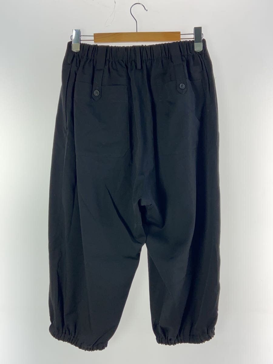 Yohji Yamamoto YOHJI YAMAMOTO POUR HOMME GABARDINE U-GATHER CROPPED PANTS Size US 29 - 2 Thumbnail