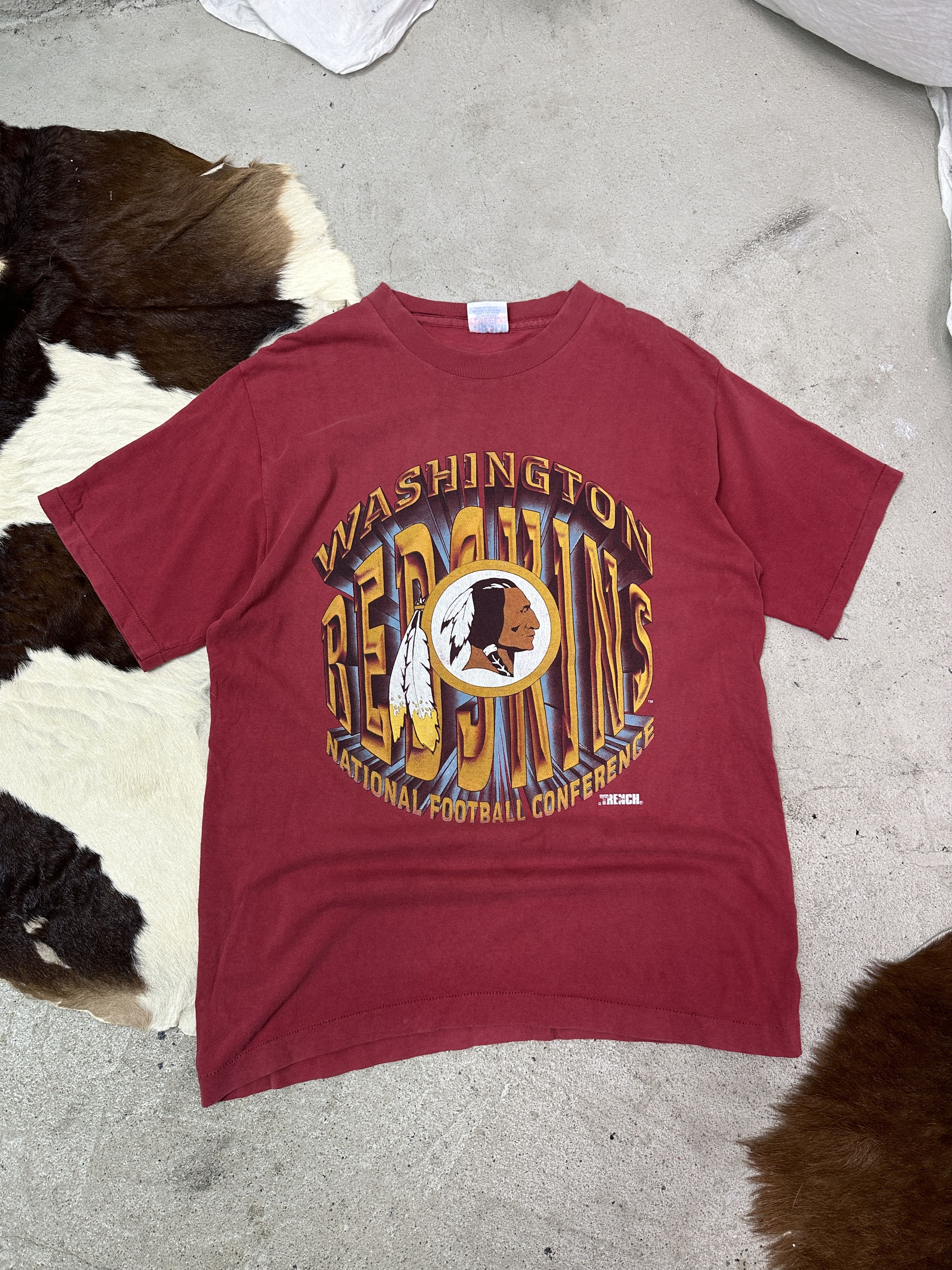 Vintage Vintage Streetwear Oversize Washington Redskins T-shirt 90s Size US L / EU 52-54 / 3 - 1 Thumbnail