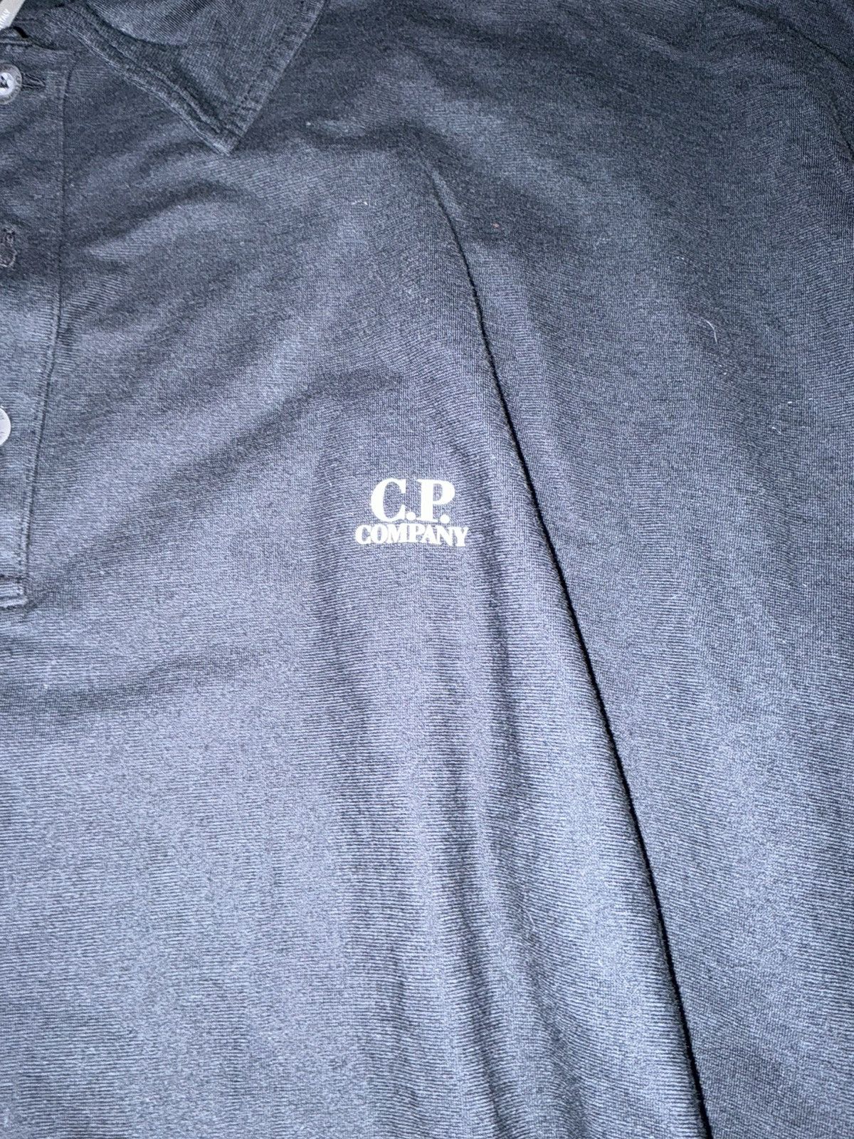 C.P. Company Size XXL - C.P. CP Company Black Cotton Polo Shirt Size US XXL / EU 58 / 5 - 4 Thumbnail