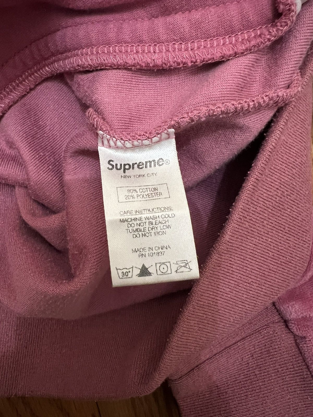 Supreme Supreme Pink Velour Zip Up Size US M / EU 48-50 / 2 - 4 Thumbnail