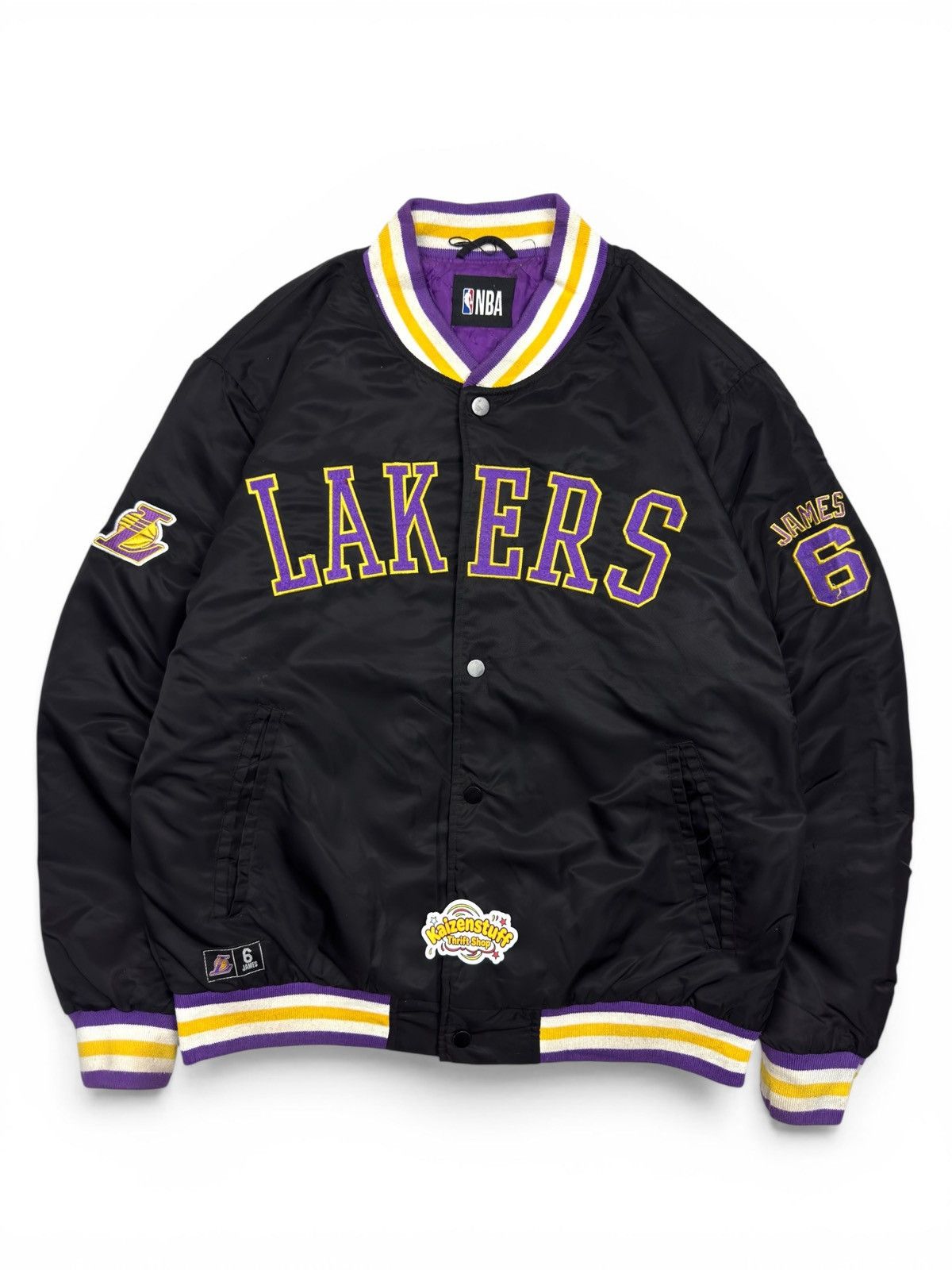 Primark LeBron James NBA LA Lakers Varsity Jacket - Primark Official Size US L / EU 52-54 / 3 - 1 Thumbnail