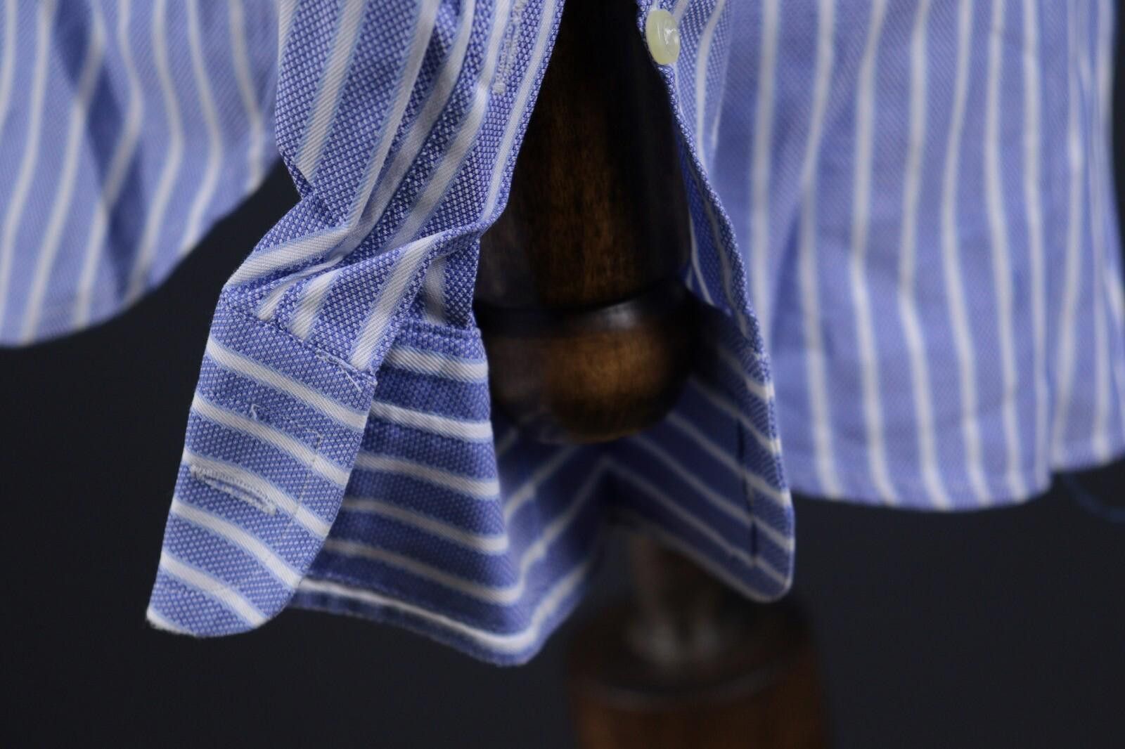 Designer Boggi Milano Fine Italian Fabric Oxford Shirt Size 41 / 16 Size US M / EU 48-50 / 2 - 6 Thumbnail