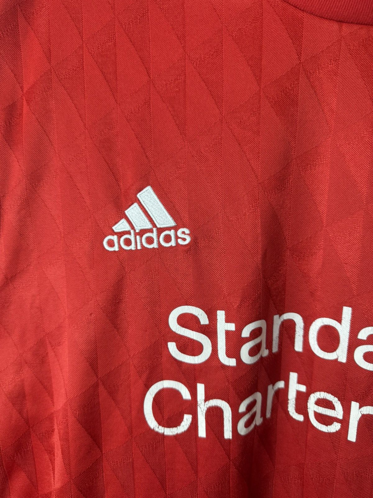 Adidas 2010 Adidas Liverpool Gerrard 8 Number Soccer Jersey Size US L / EU 52-54 / 3 - 6 Thumbnail