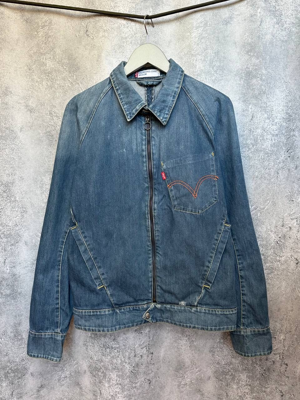 Levi's Vintage Clothing Levi's Engineered Denim Jacket Distressed Jeans Rare Size US M / EU 48-50 / 2 - 2 Thumbnail