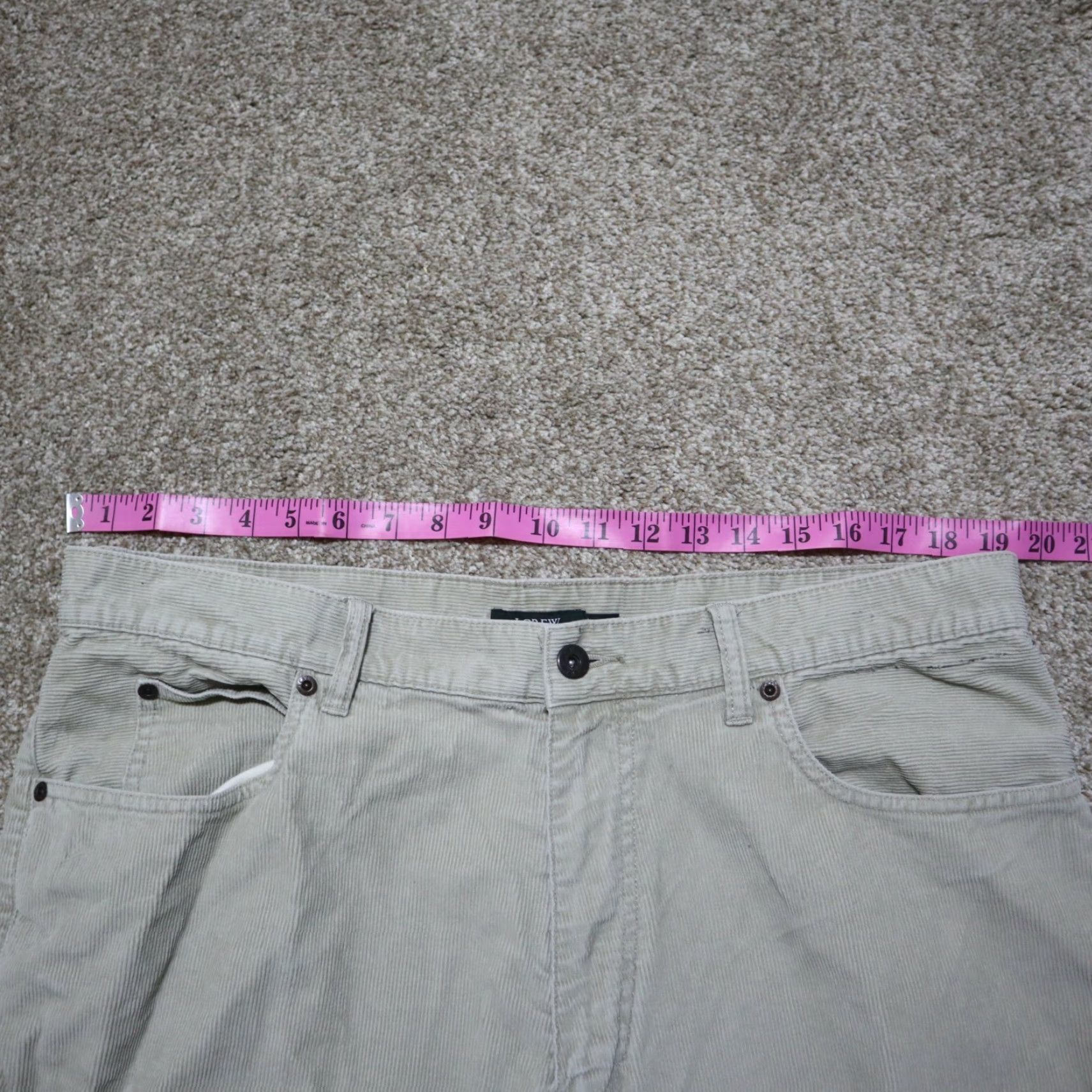 J.Crew J.CREW Pants Chino Beige Flat Front Mens 36x32 Pants Beige J.CREW Mens 36x32 Chino Flat Front Size US 36 / EU 52 - 4 Thumbnail