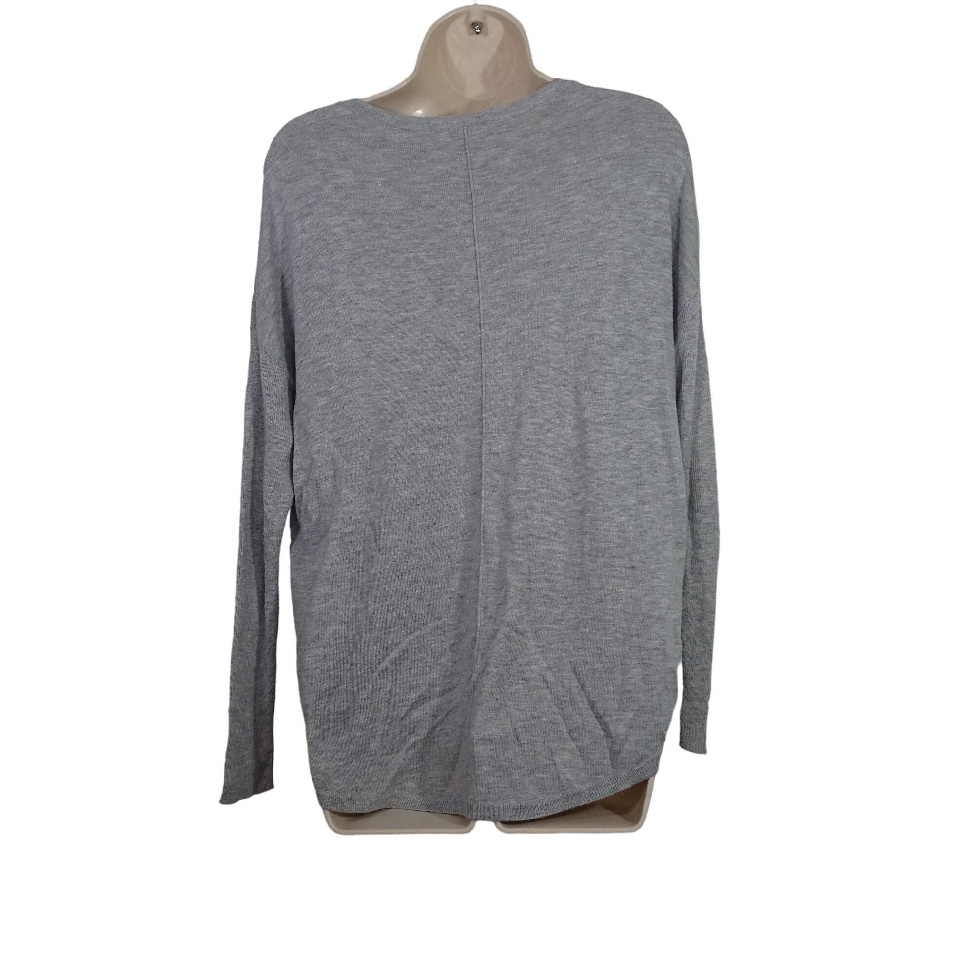 Other Trouve Grey VNeck Pullover Knit Sweater Women Size XS Size XS / US 0-2 / IT 36-38 - 4 Thumbnail