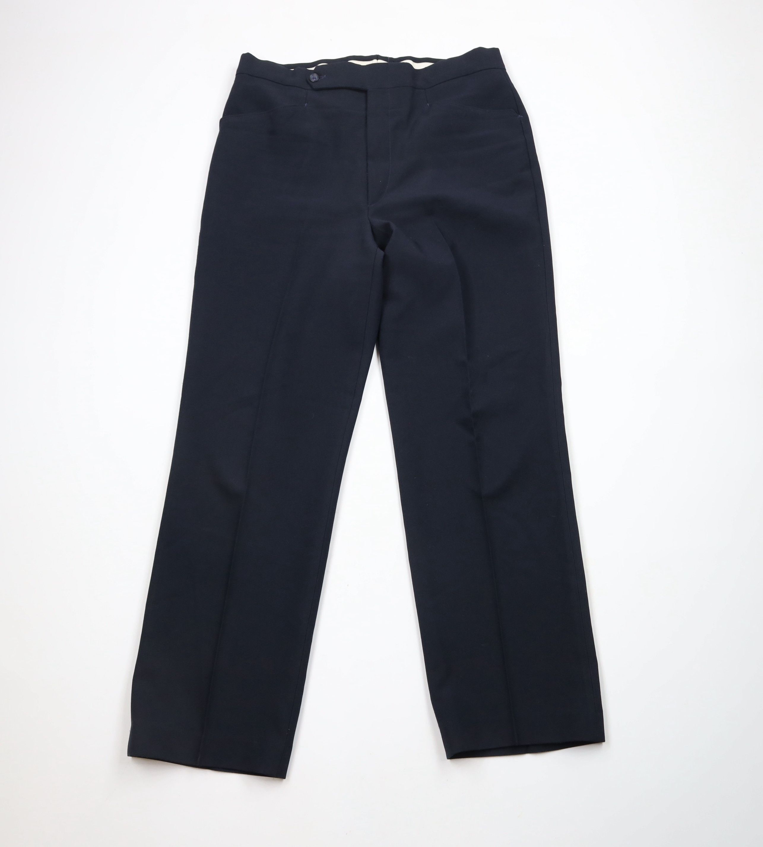Vintage Vintage 70s Streetwear Knit Flared Wide Leg Chino Pants USA Size US 33 - 1 Thumbnail