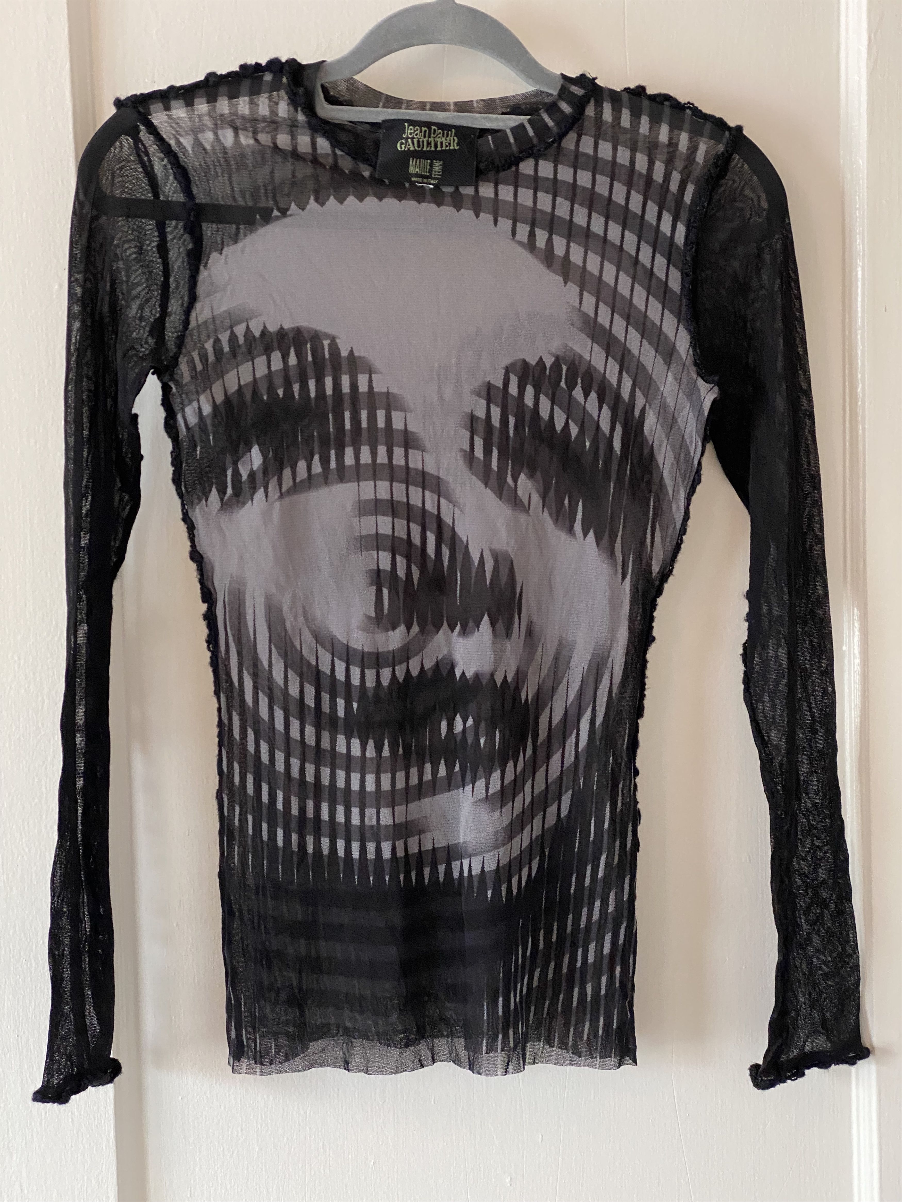 Jean Paul Gaultier AW2001 Marlene Dietrich Tattoo Top