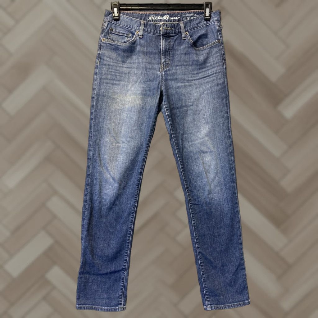 Eddie Bauer Eddie Bauer Boyfriend Jeans Womens 6 Mid Rise Stretch 163-26 Size 28" / US 6 / IT 42 - 1 Thumbnail
