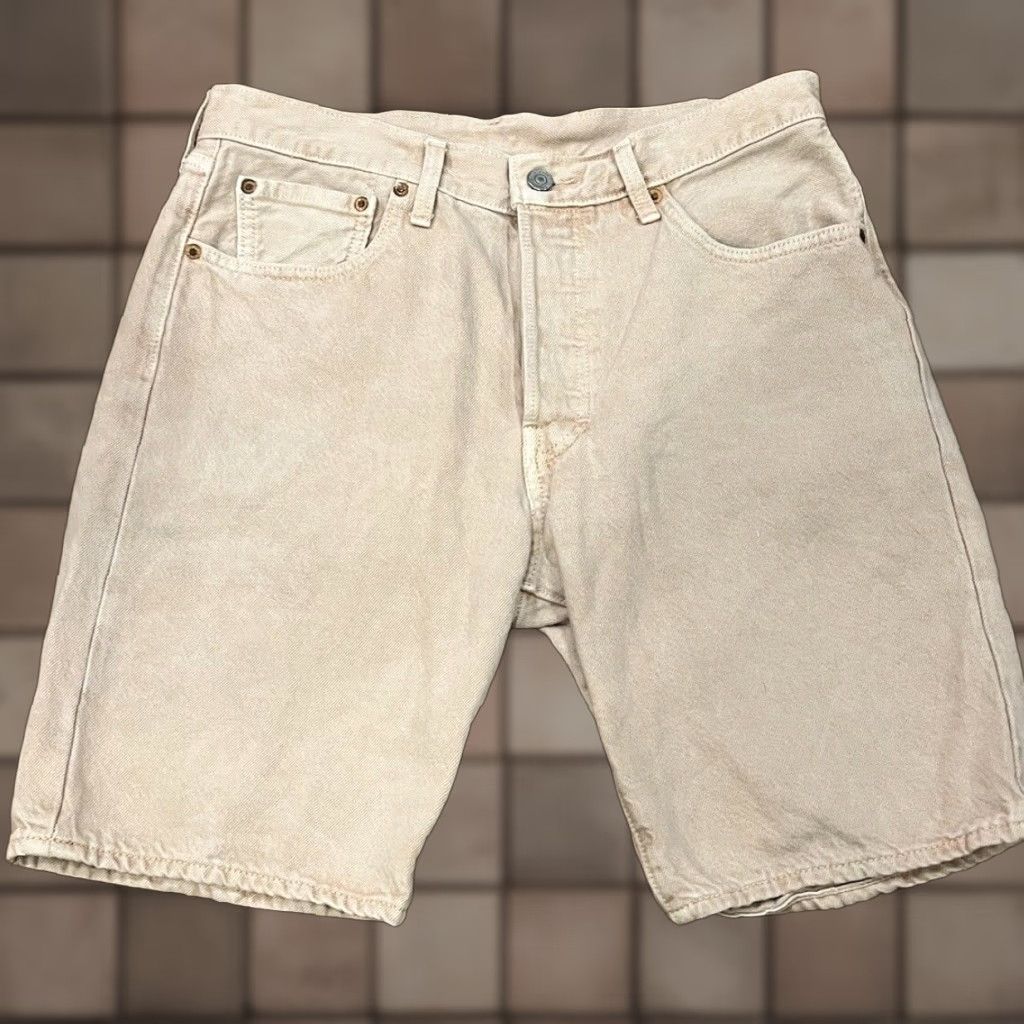 Levi's VINTAGE Levi's Shorts Men 32 Pink 501 Distressed 5-Pocket Casual Summer Size US 32 / EU 48 - 1 Thumbnail