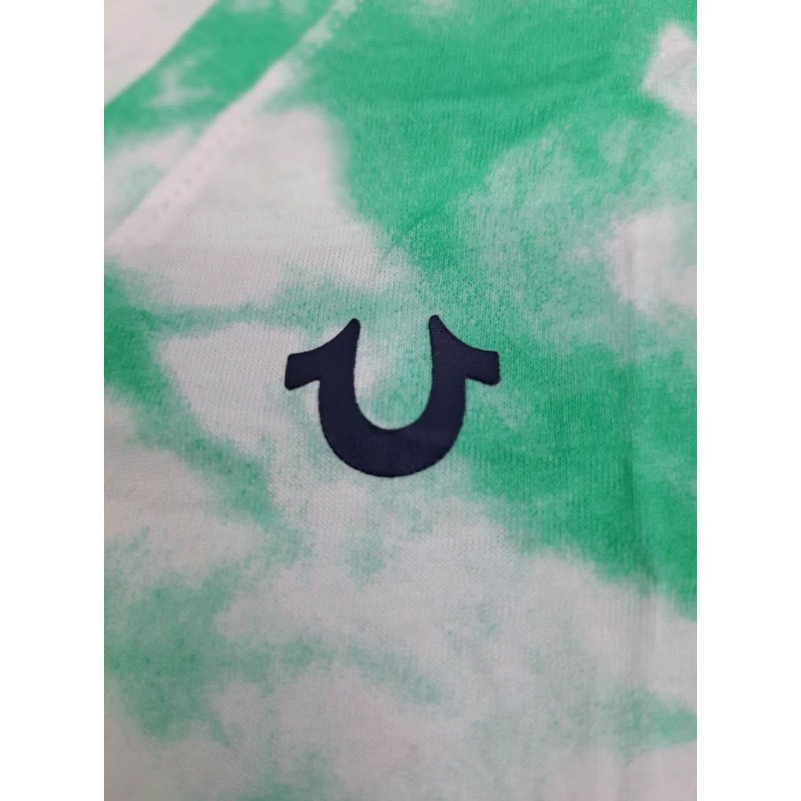 True Religion True Religion Buddha Logo V-Neck Tee T-Shirt L Mint Tie Dye Women’s Regular Size Green TieDye Graphic Print 100% Cotton Short Sleeve NWT Size L / US 10 / IT 46 - 7 Thumbnail
