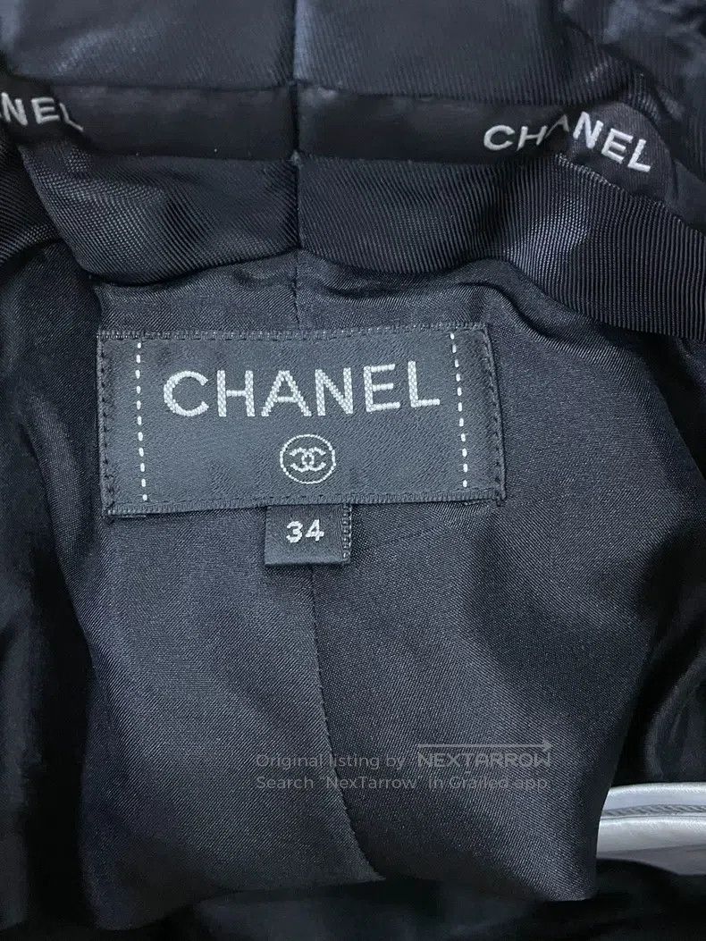 Chanel Chanel Black tweed trousers Size 42" / US 20 - 4 Thumbnail