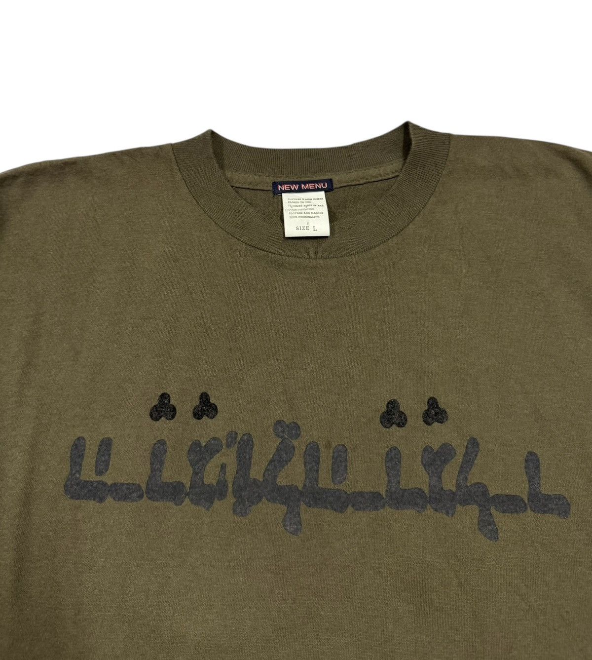Powell Peralta × Vintage Vtg🔥90’s New Menu Skate Tee Hebrew Spellout Tee Size US L / EU 52-54 / 3 - 3 Thumbnail