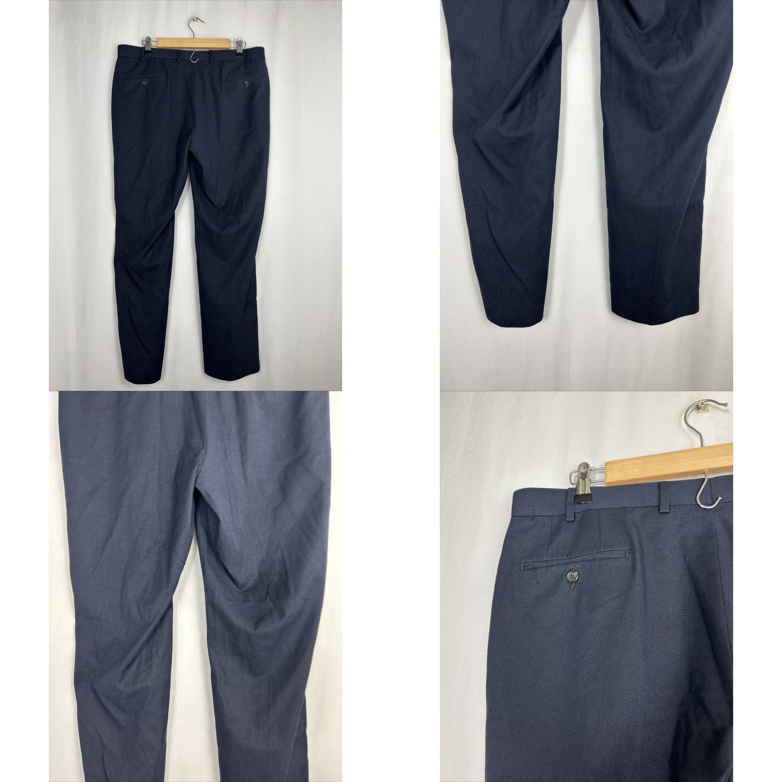 Ralph Lauren Lauren Ralph Lauren Dress Pants Geometric Polyester Rayon Mens 36x30 Blue Black 36 Regular Inseam 30 Dress Pants Mens Blue Geometric Pattern Size US 36 / EU 52 - 8 Thumbnail