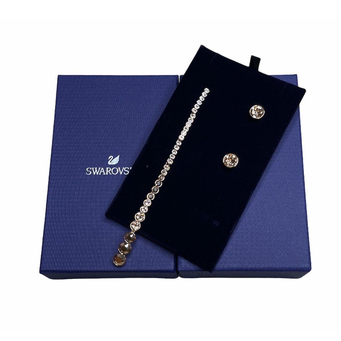 Swarovski Swarovski OCEAN VIEW PIERCED EARRINGS ROSE-GOLD TONE Size ONE SIZE - 2 Thumbnail