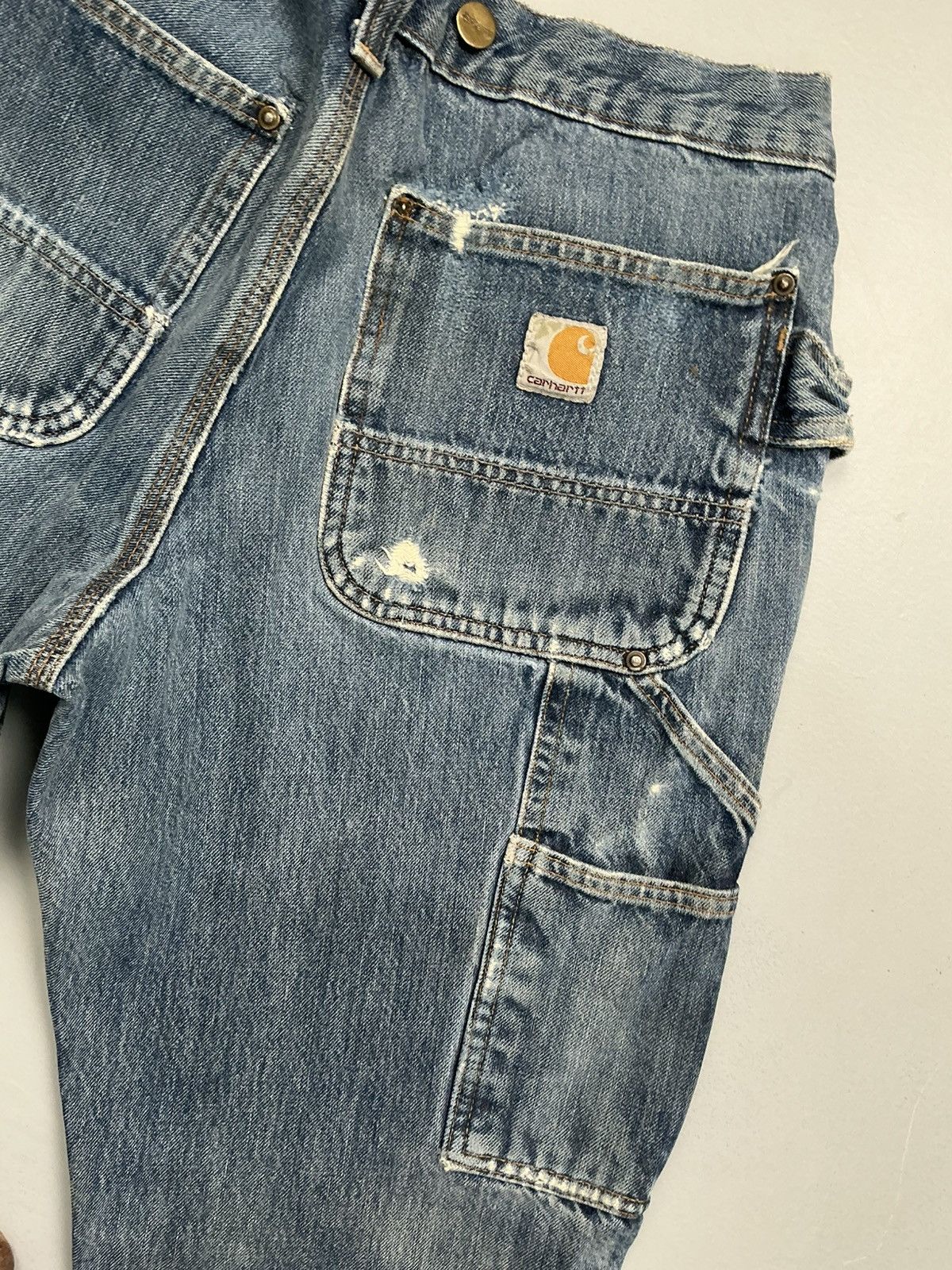 Carhartt Vintage carhartt double knee denim Size US 30 / EU 46 - 16 Thumbnail