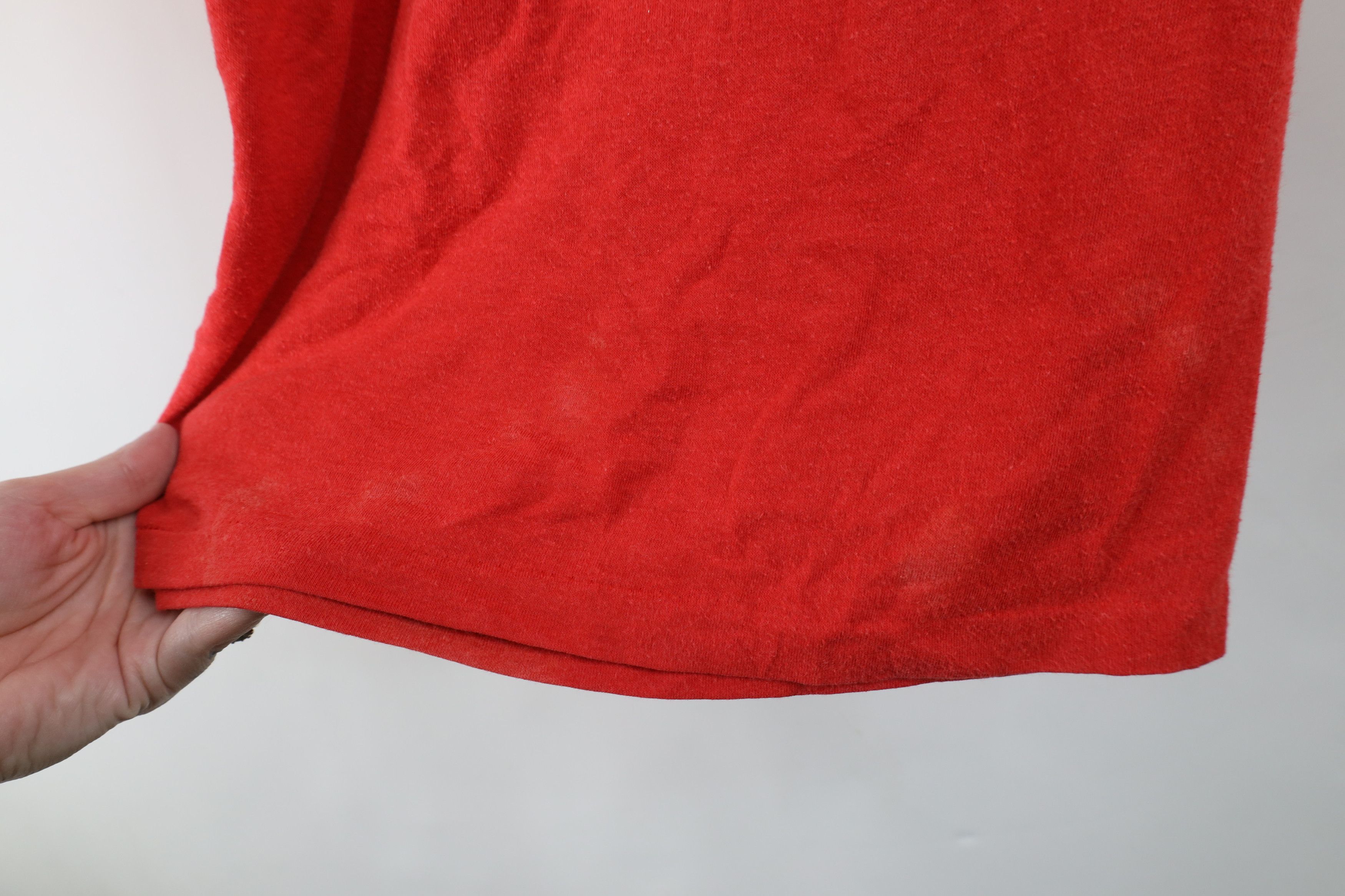 Vintage Vintage 70s 80s Hersheys Twizzlers Licorice T-Shirt Red USA Size XL / US 12-14 / IT 48-50 - 11 Thumbnail