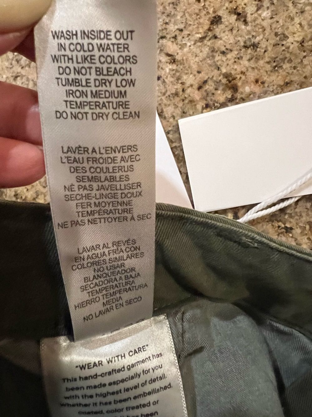 Good American Good American Uniform Cargo Pants Green Size 2 (Runs Big) F Size 26" / US 2 / IT 38 - 9 Thumbnail