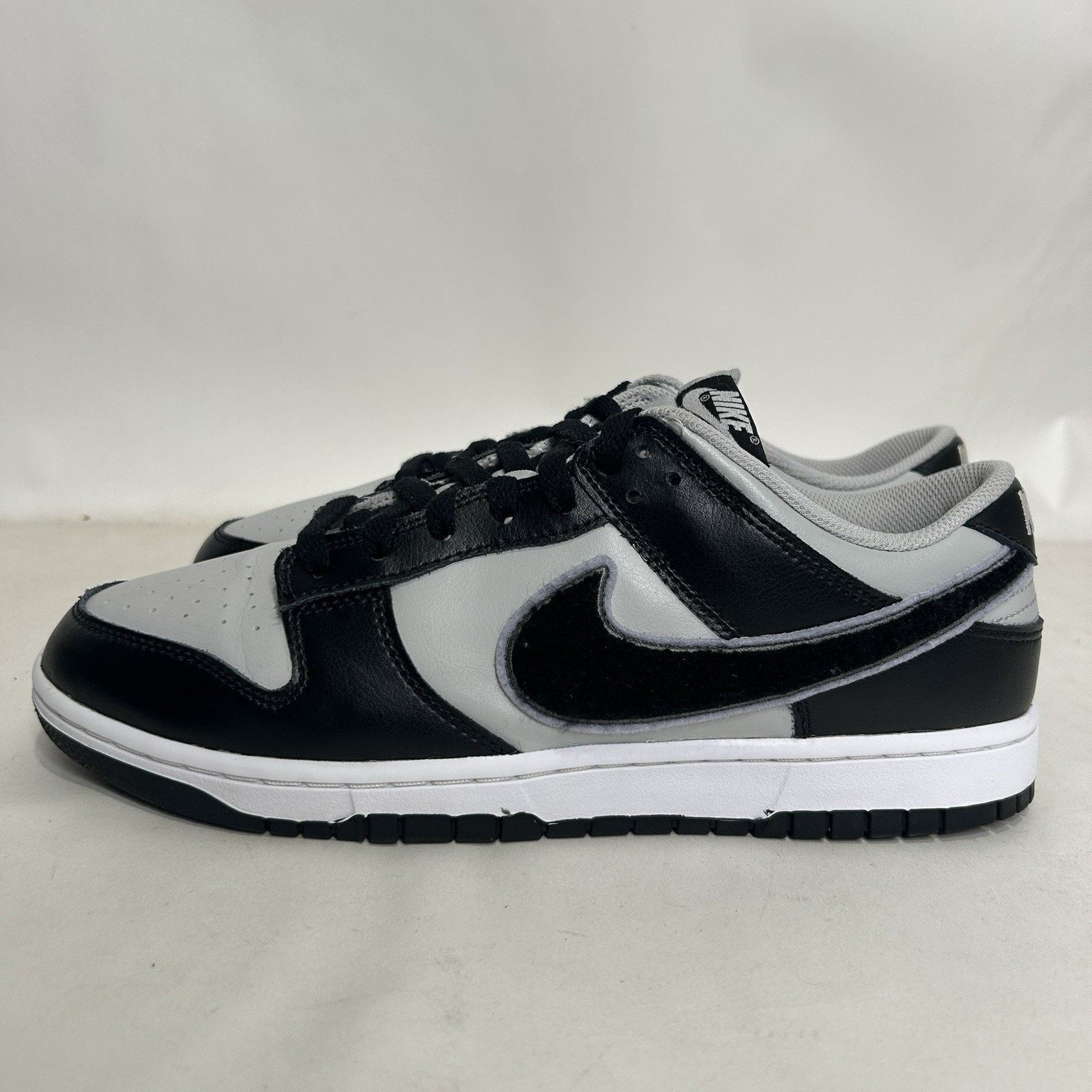 Nike Nike Dunk Low Retro Chenille Swoosh “Black Grey” Size US 10.5 / EU 43-44 - 6 Thumbnail