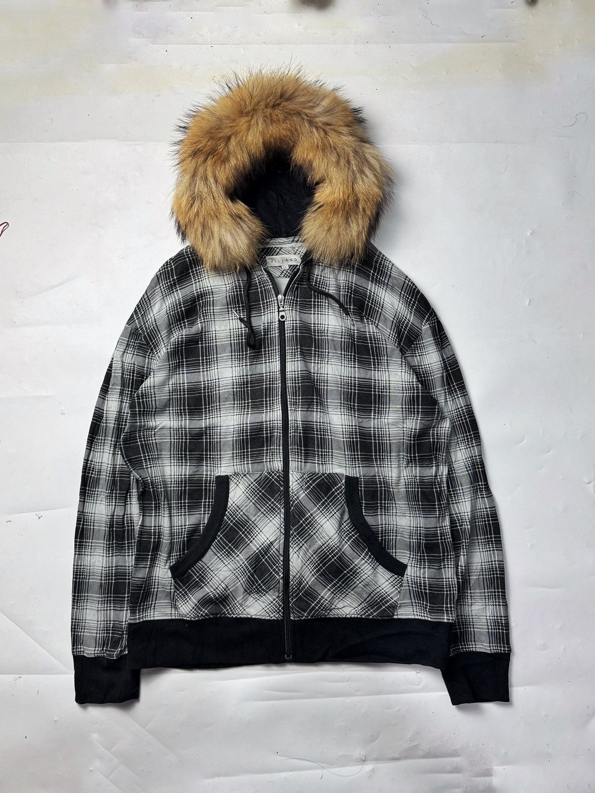 Faux Fur Japanese Villand Hoodie Styled