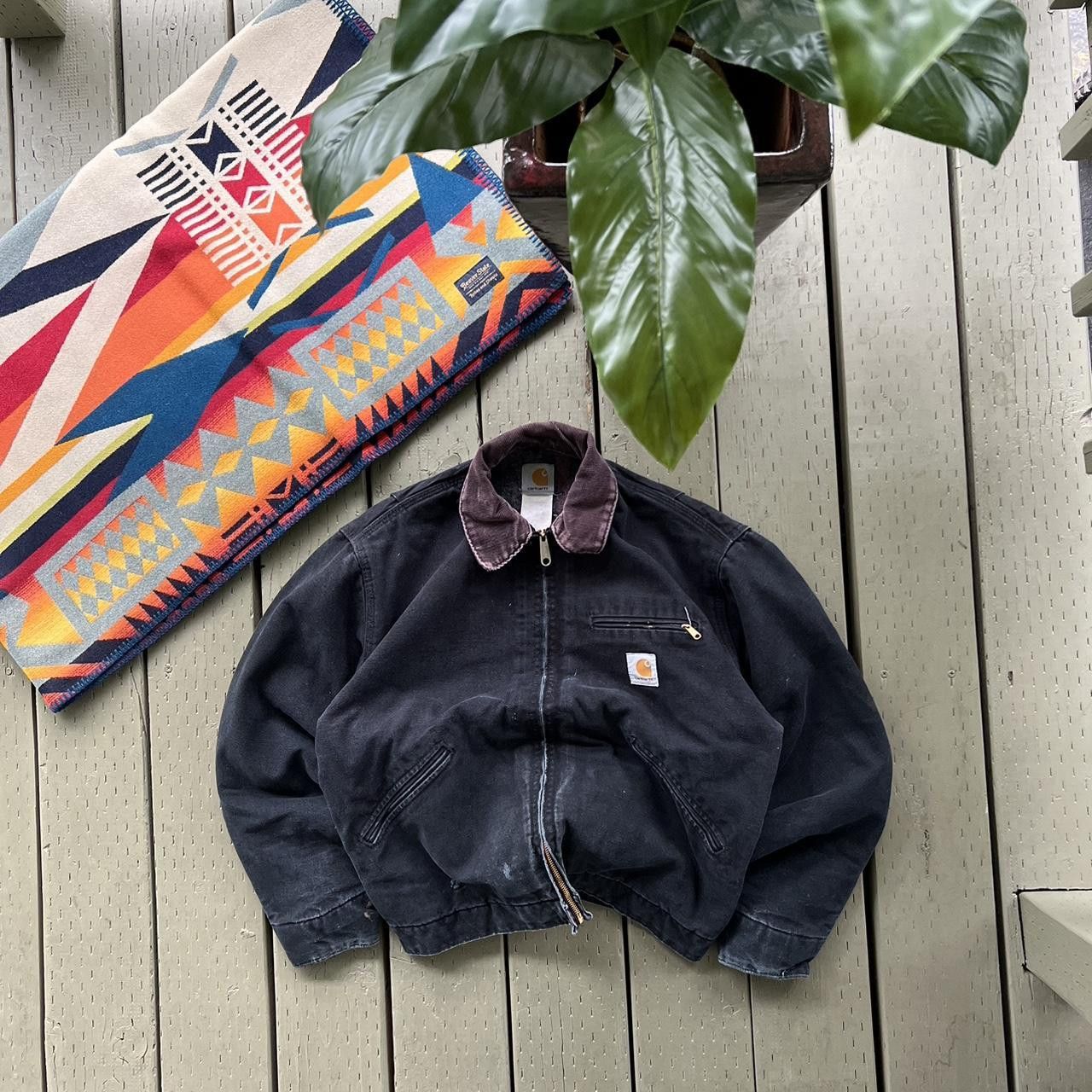 Carhartt × Vintage Vintage Carhartt Detroit Jacket Crazy Distressed Size US XL / EU 56 / 4 - 5 Thumbnail